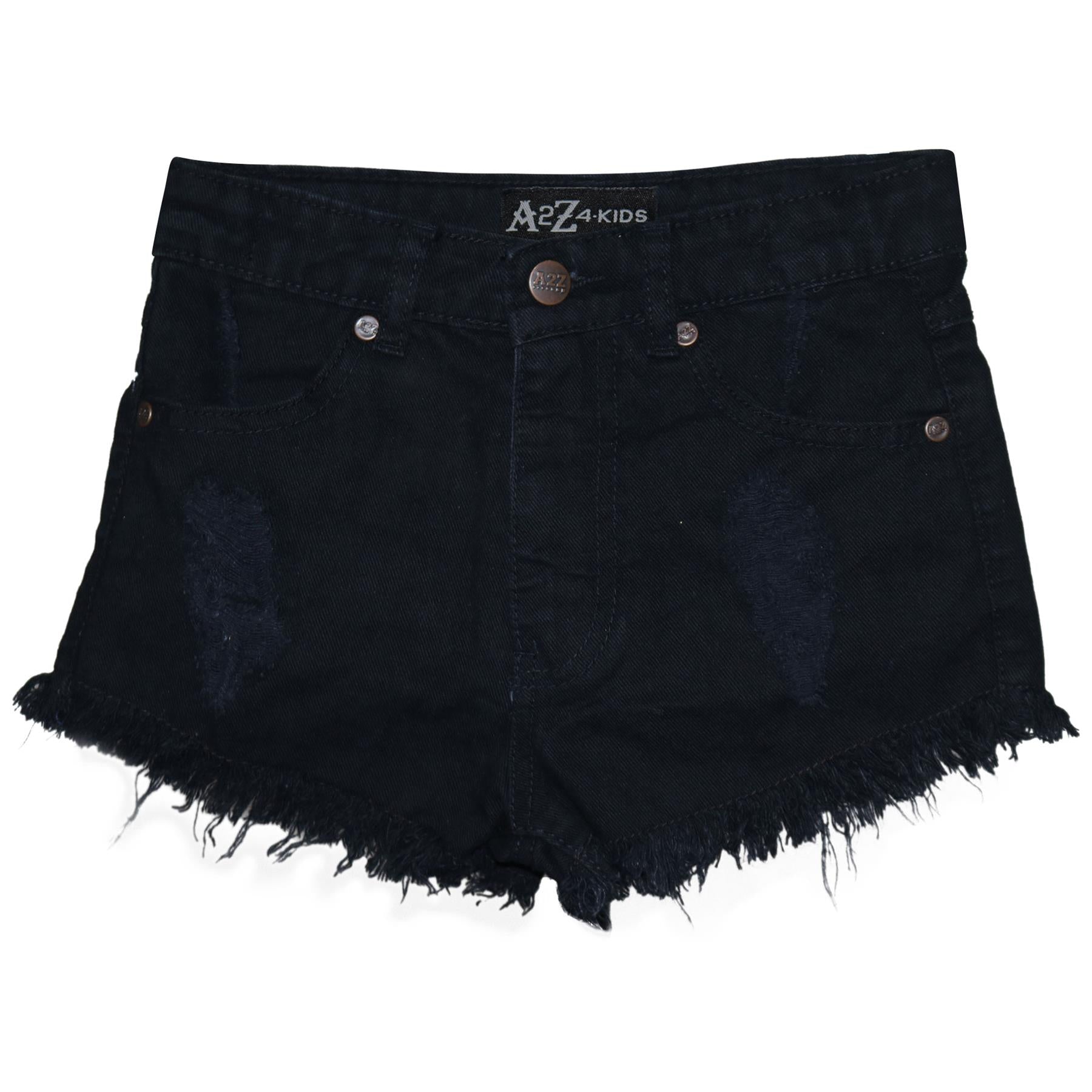 Kids Girls Shorts Ripped Jeans Hot Pants Summer Denim Short