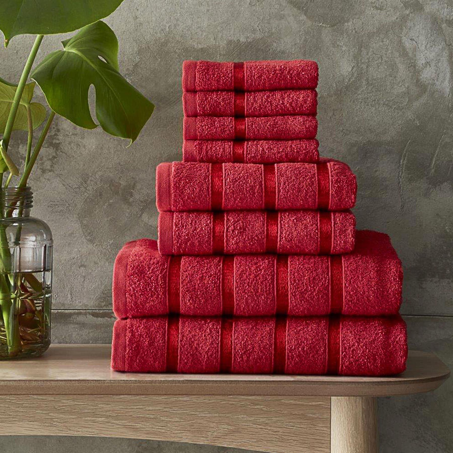 8 Piece Soft & Absorbent Towel Bale Set