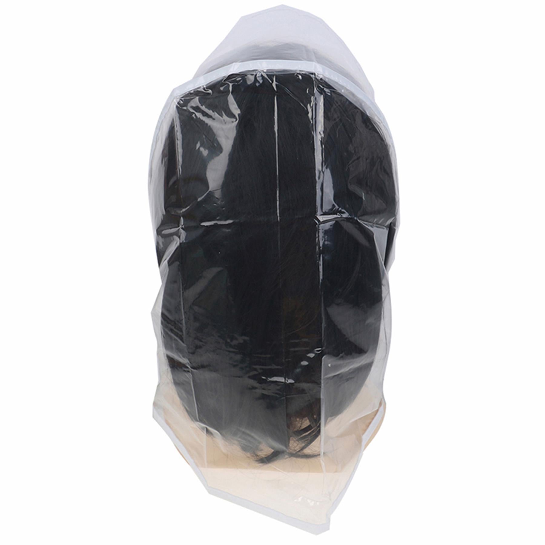 Ladies Bonnet 3 Pack Visor Clear Rain Hats Waterproof Scarf Hairstyle Protector