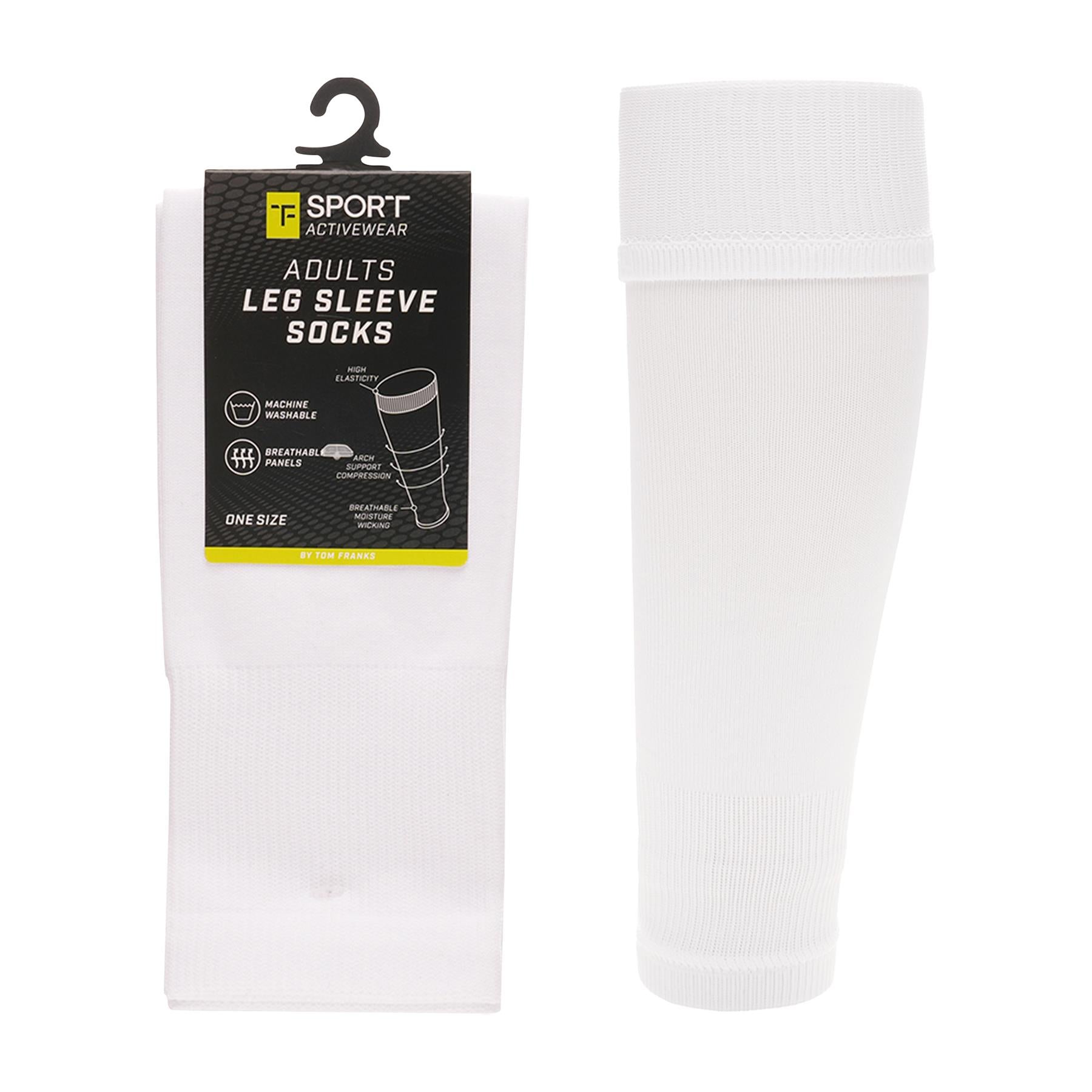 A2Z Mens Pack of 3 Football Sock Sleeve 50cm Sports Training Grip Socks Sleeves