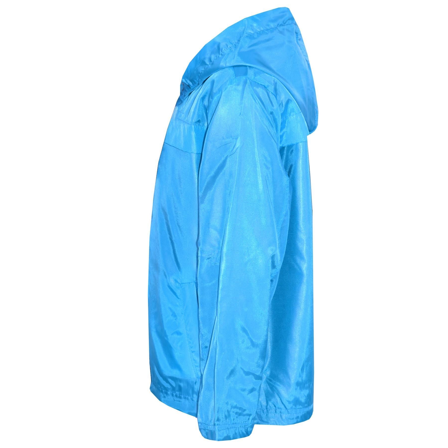 Girls Boys Raincoats Jackets Kids Waterproof Hooded Cagoule Age 5-13 Years