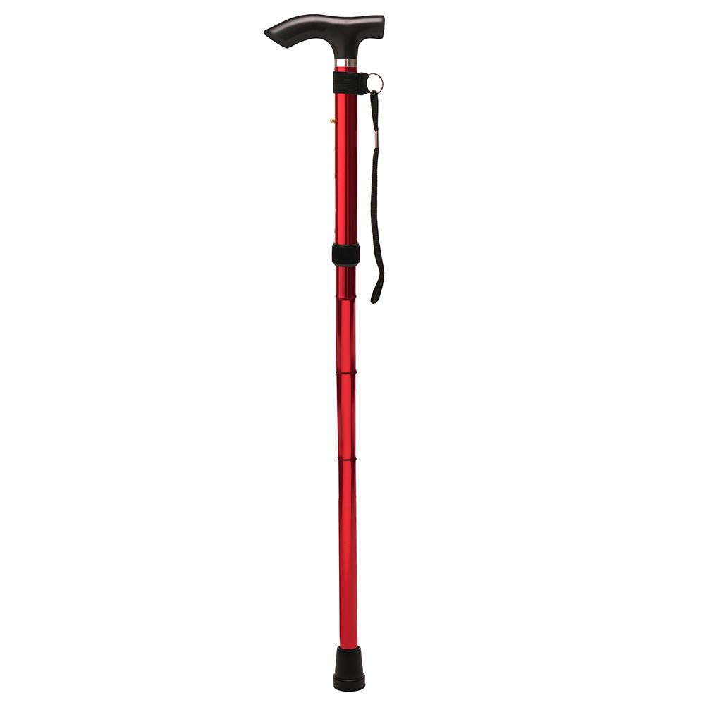 A2Z Unisex Lightweight Foldable Walking Stick Adjustable Height Ergonomic Handle