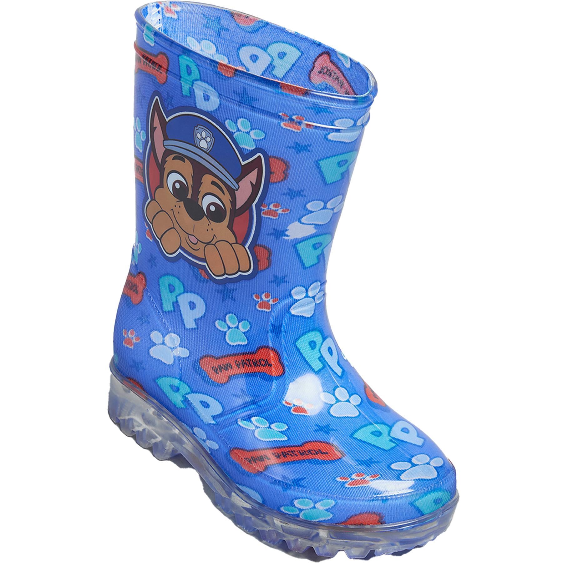 Kids Boys Wellies Pawpatrol Rubber Welly Rain Boot Anti-Skid Wellington Boots