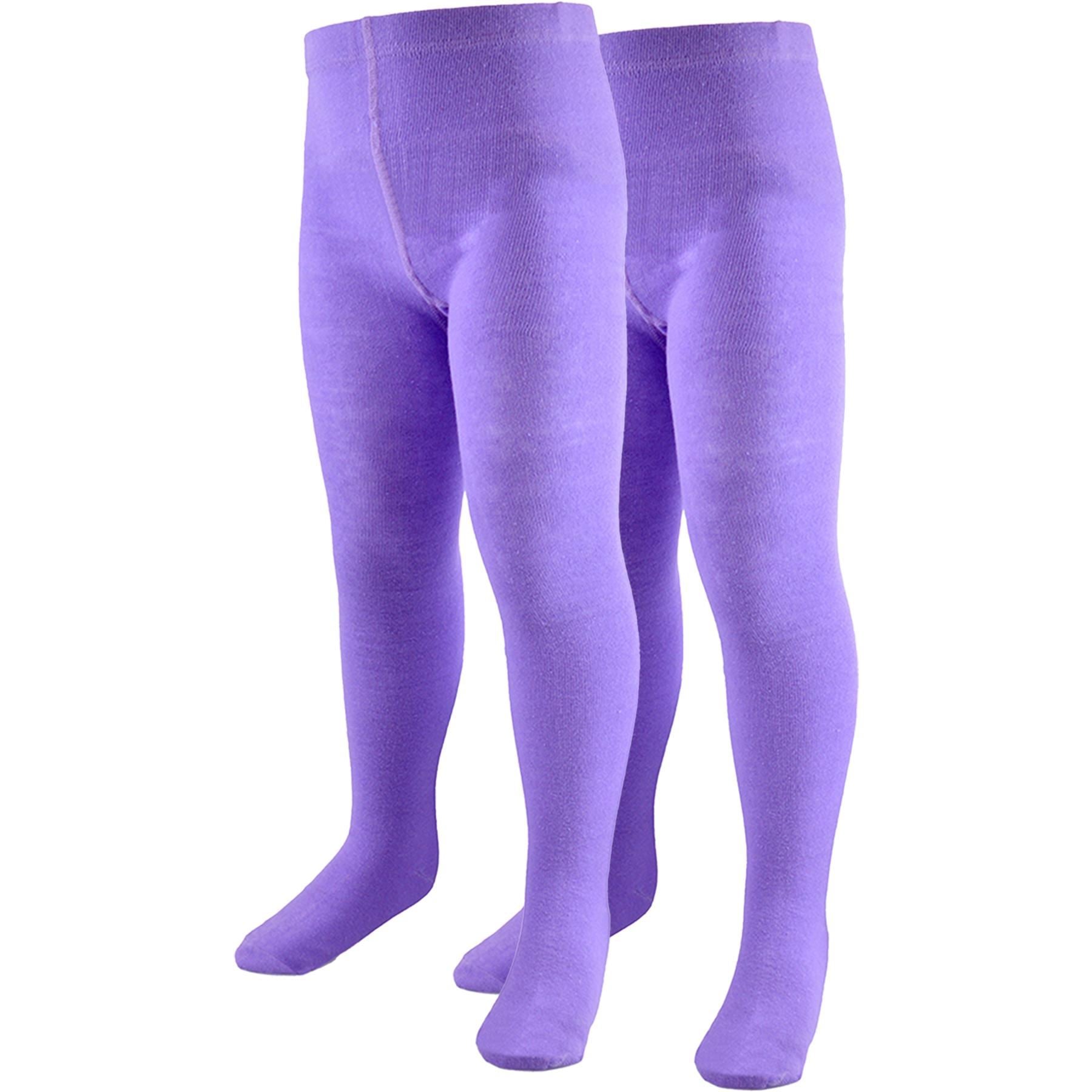 A2Z 4 Kids Girls 2 Pack Fleece Lined Thermal Tights Warm Cold Weather Leggings