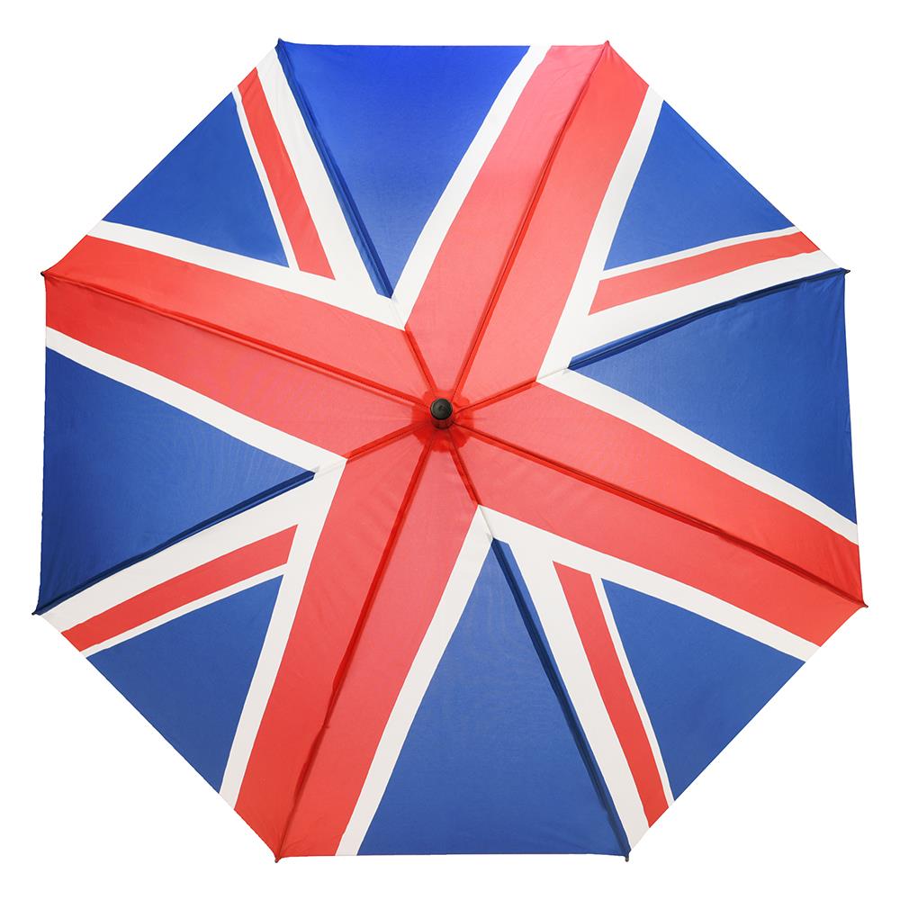 A2Z Union Jack Compact Golf Umbrella Weather Resist Compact UK Flag Stick Brolly