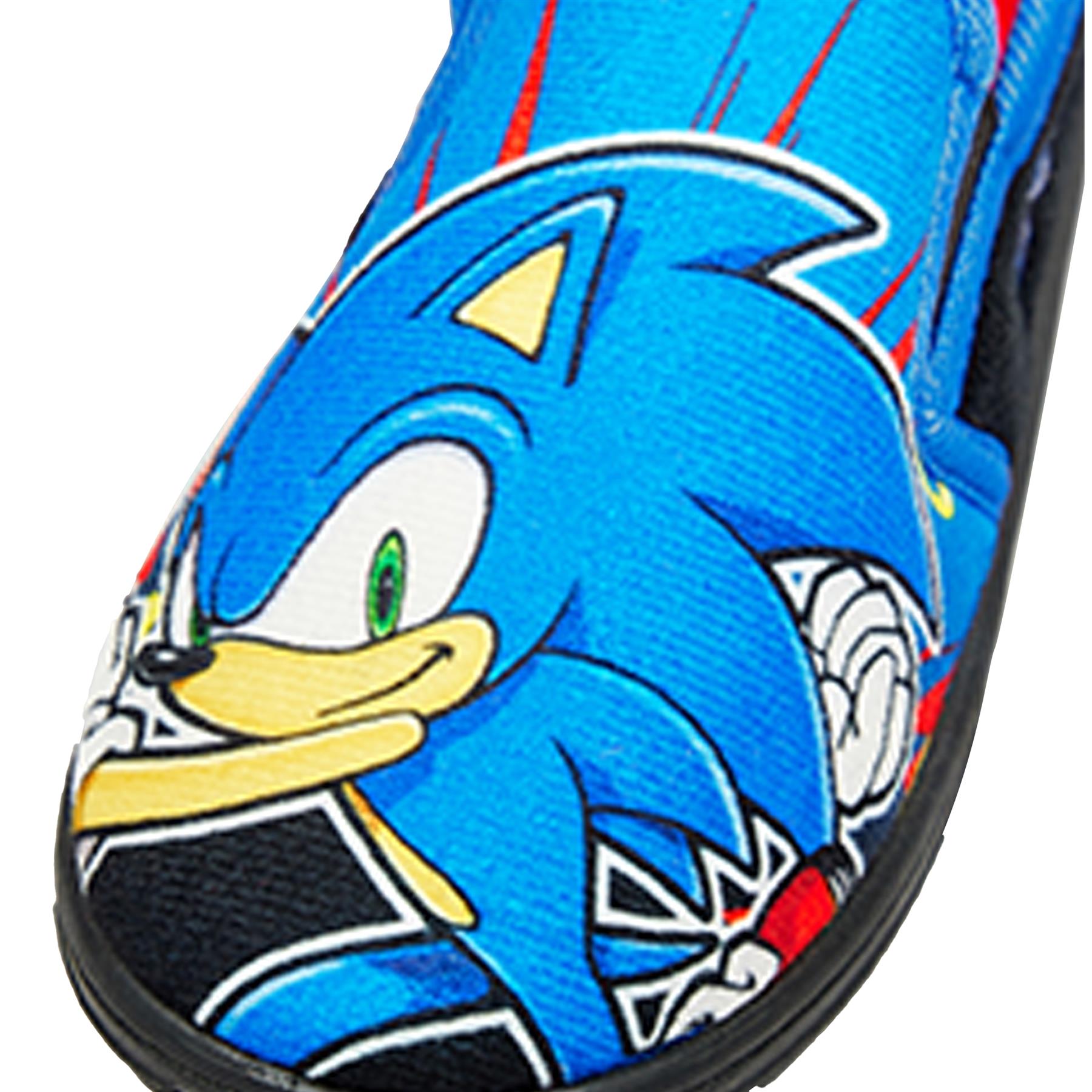 A2Z 4 Kids Boys Slippers Sonic The Hedgehog Jackson Officially Licensed Shoes