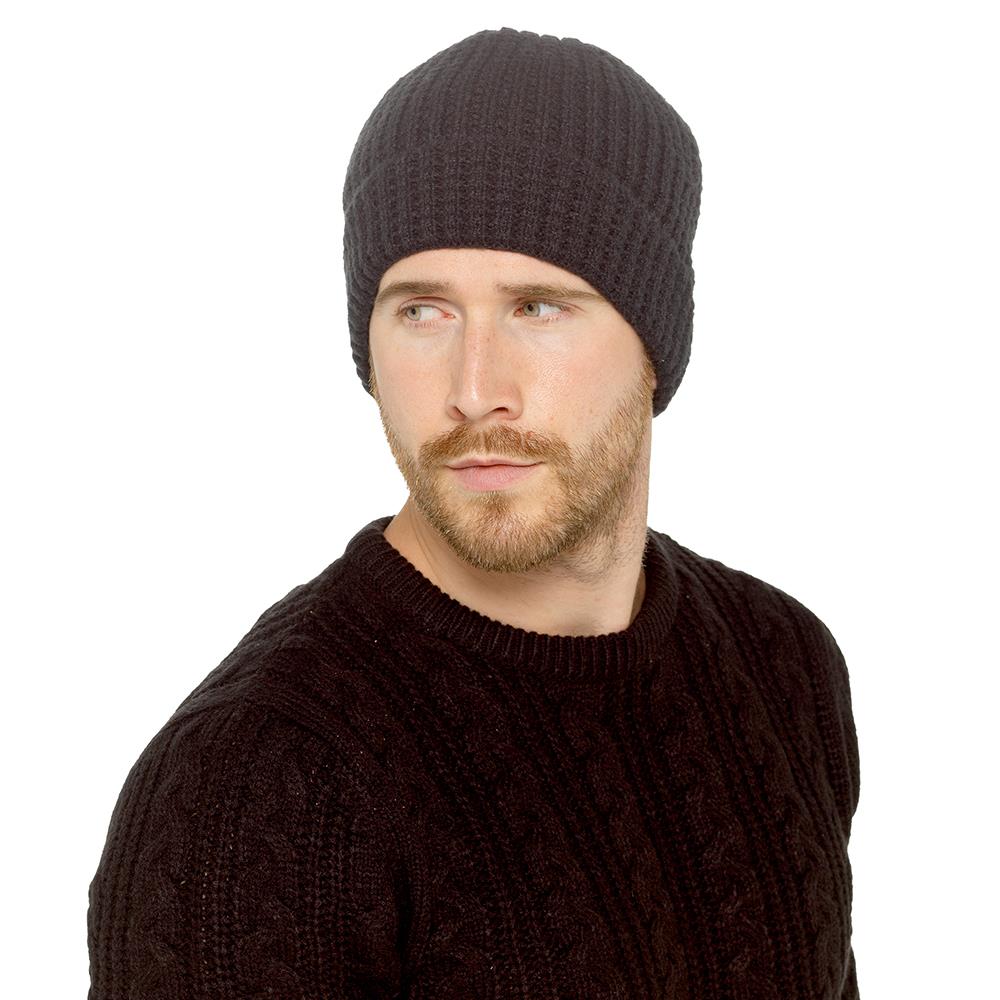 A2Z Mens Hat Winter Cable Ribbed Popcorn knitted Beanies Cap Cold Weather Hats