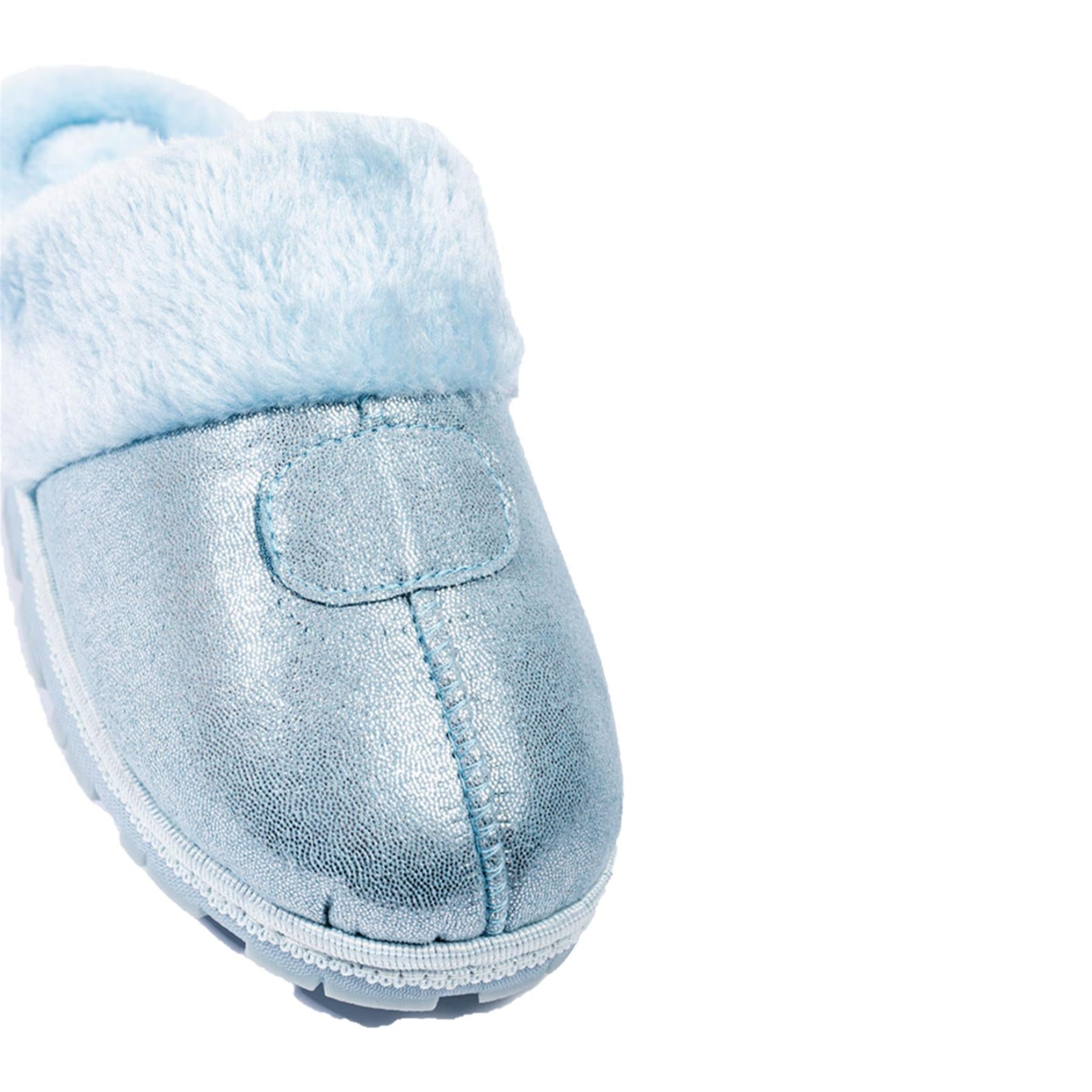 A2Z Women Slippers Winter Warm Cozy Faux Fur Comfortable Non-Slip Mule Slipper