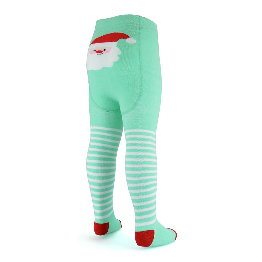 Baby Girls Pack Of 2 Xmas Novelty Tights Cotton Rich Warm Stretchy Soft Leggings