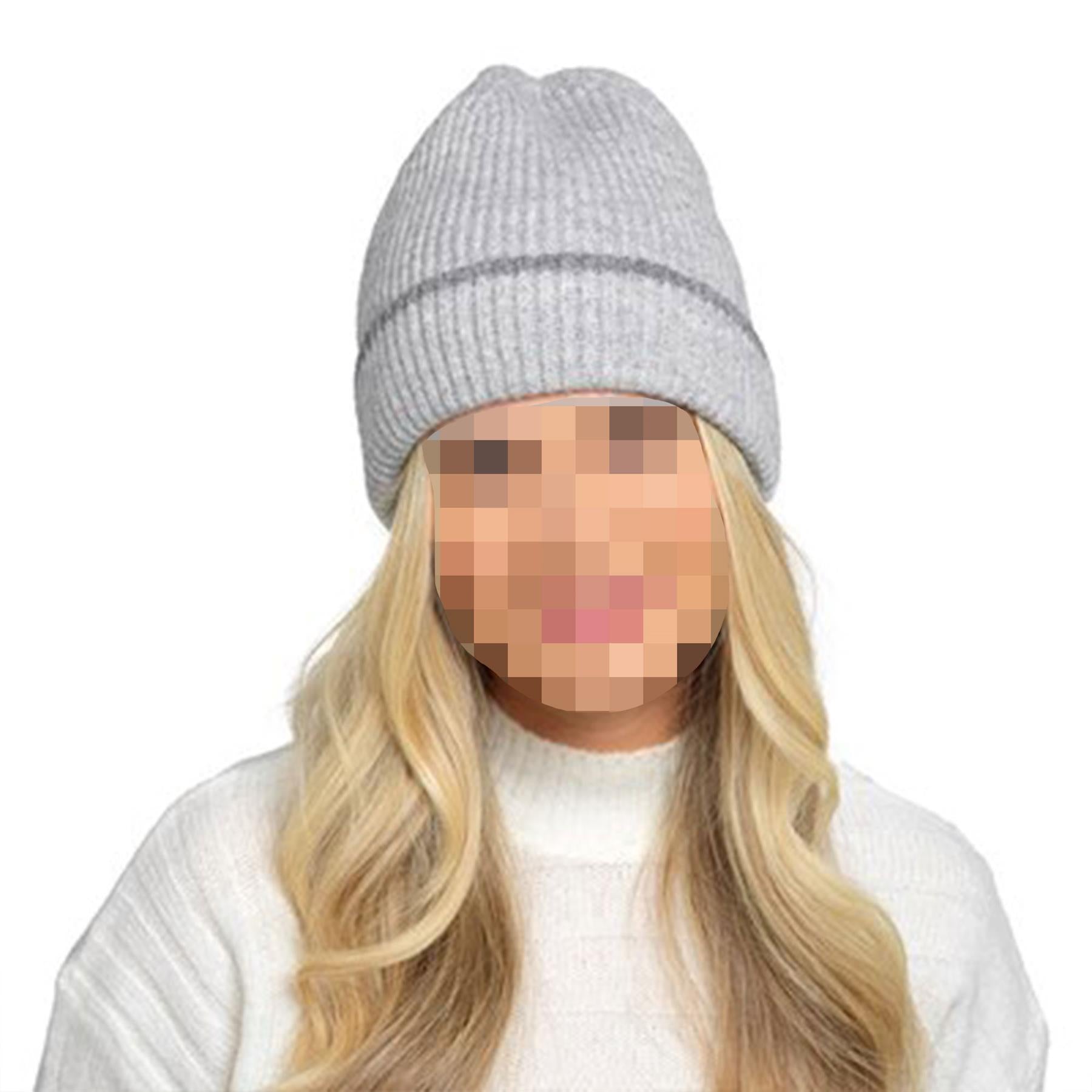 A2Z Ladies Hat Ribbed Brushed Bobble Knit Comfortable Winter Warm Women Hats