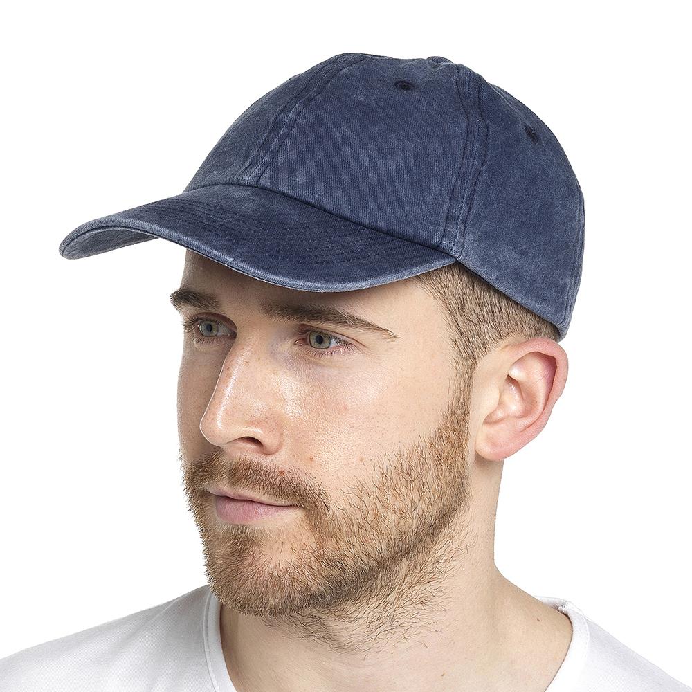 A2Z Mens Plain Baseball Cap Breathable Cotton Classic Crew Cap Snapback