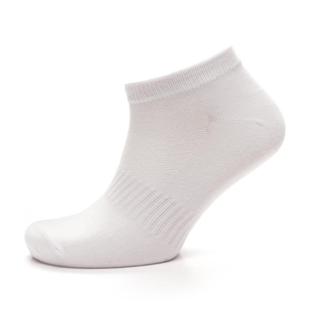 A2Z Mens 3 Pack Trainer Socks Black White Low Cut Sports with Arch Support Mesh