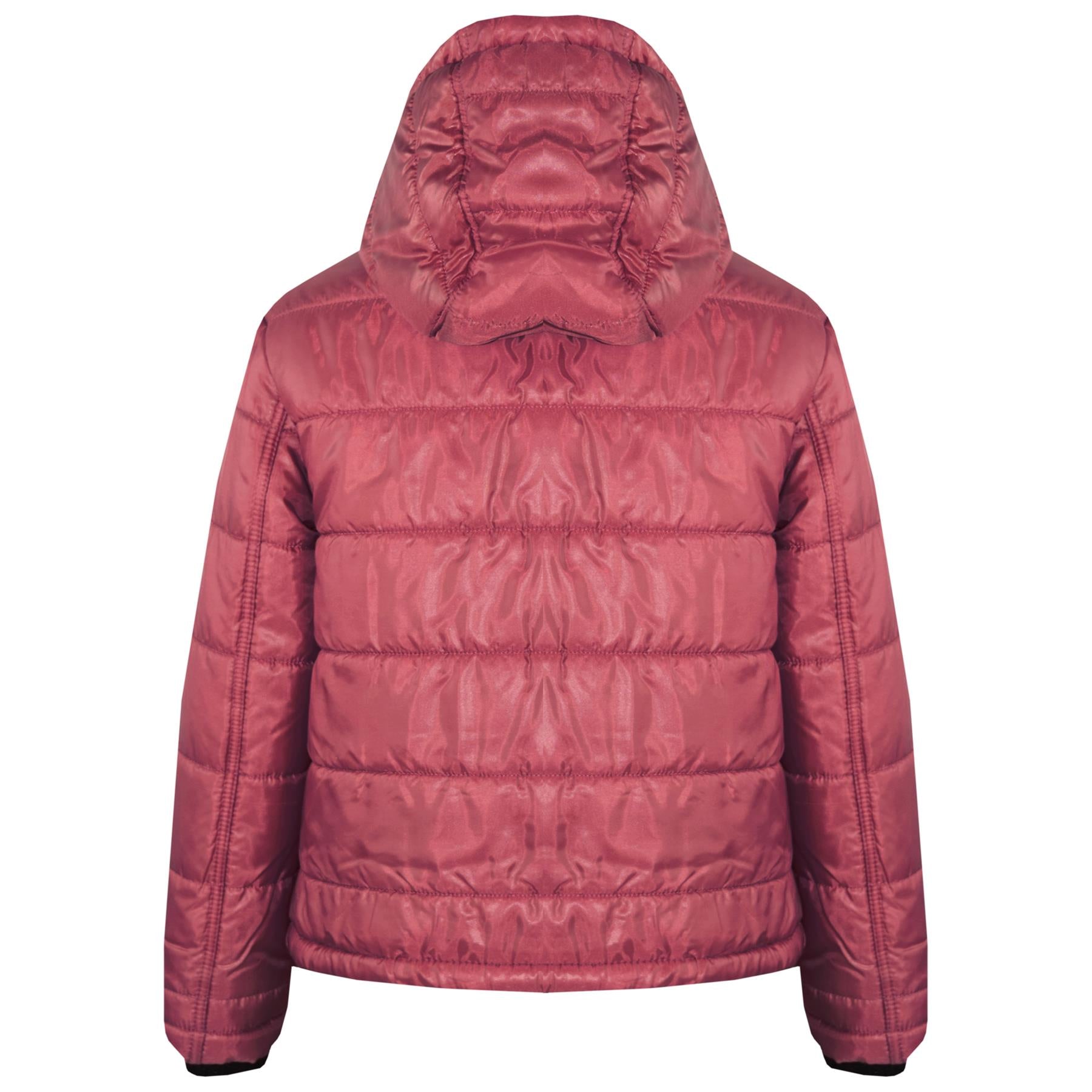 Kids Girls Wine Bella Hooded Padded Jackets - Kids Clothing Store