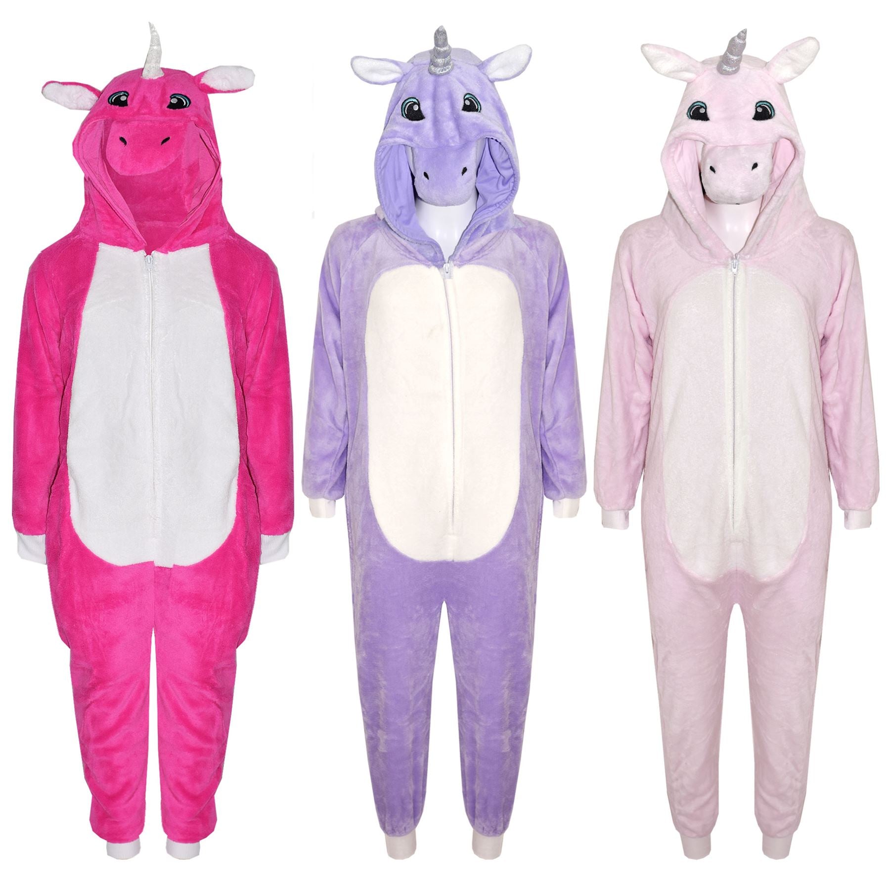 Kids A2Z Onesie One Piece Unicorn Pyjamas World Book Day Costume Girls 2-13 Yrs