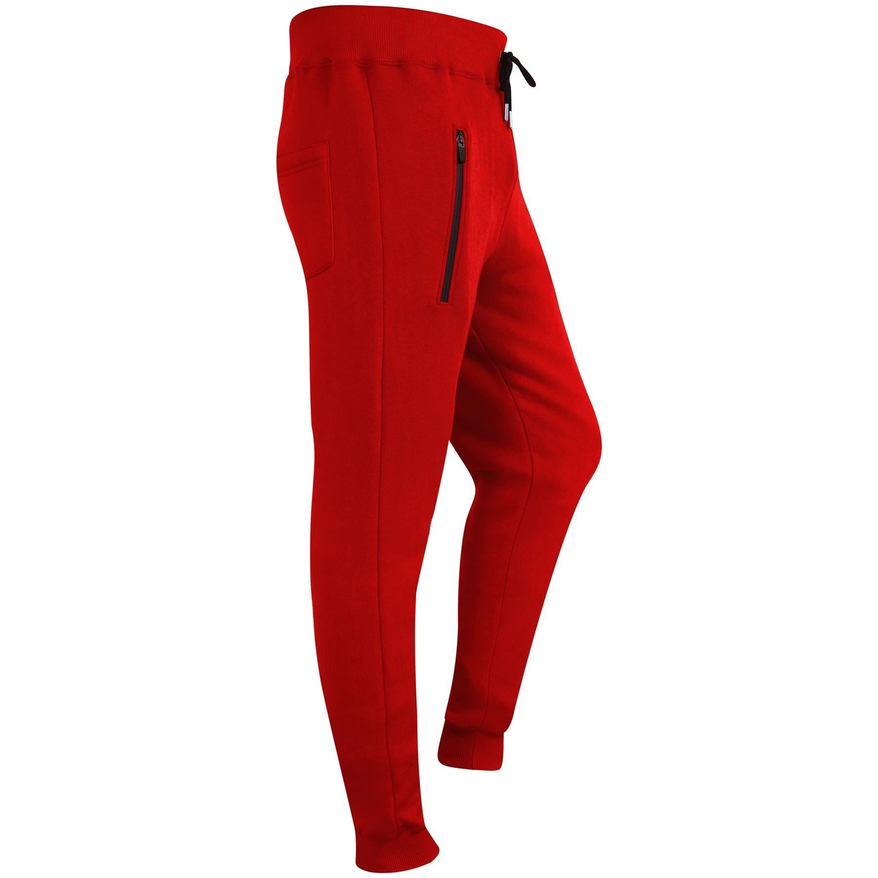 Mens Fleece Jogging Bottoms Joggers Exercise Trousers