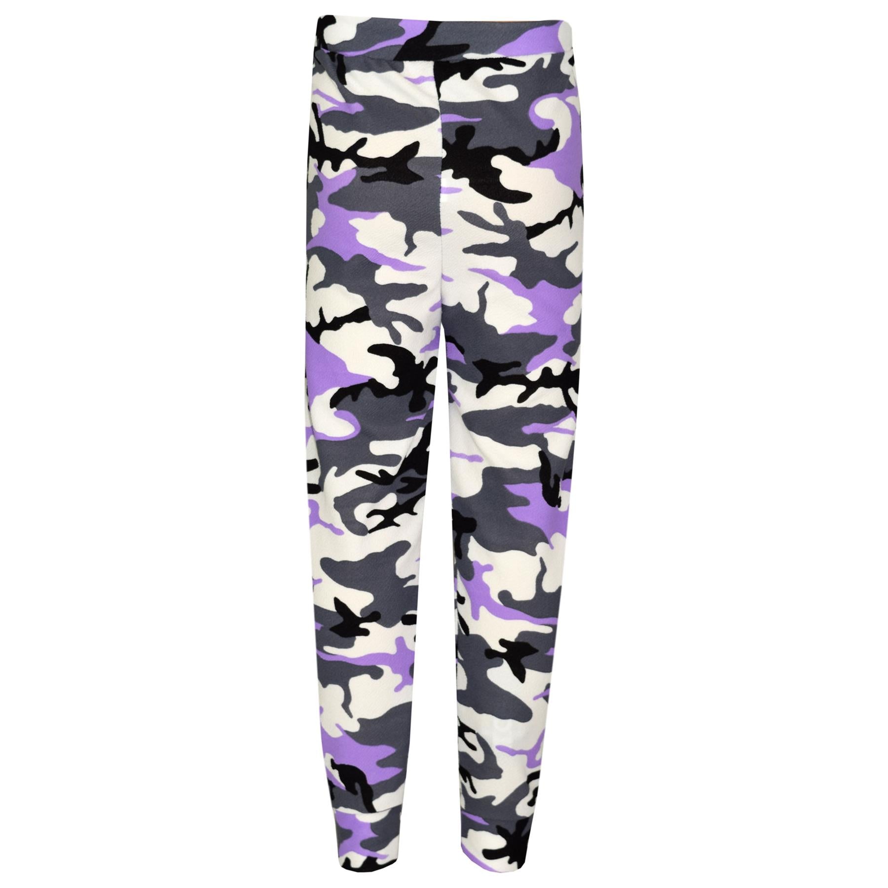 Kids Girls Camouflage Hooded Top & Legging Set