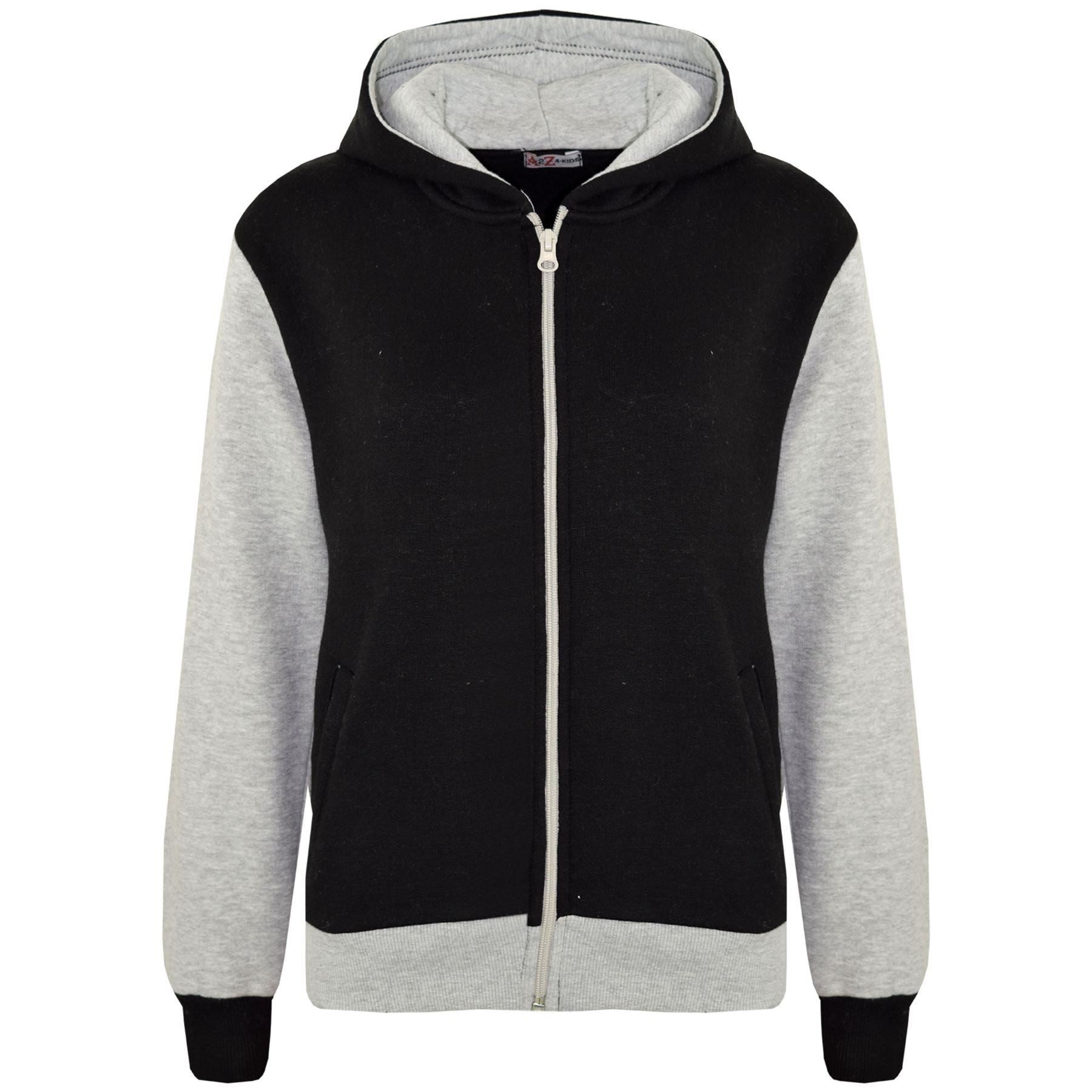 Unisex Tracksuit Grey Contrast Hooded