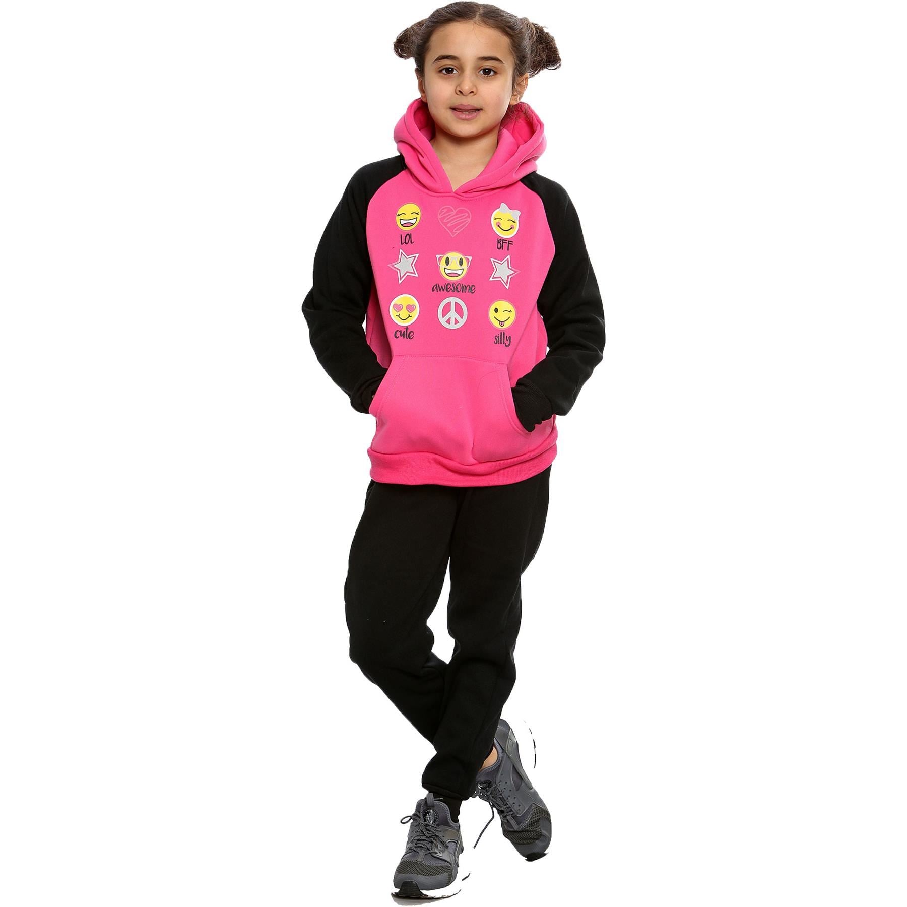 Kids Girls Awesome Cute Silly BFF LOL Pink Tracksuit