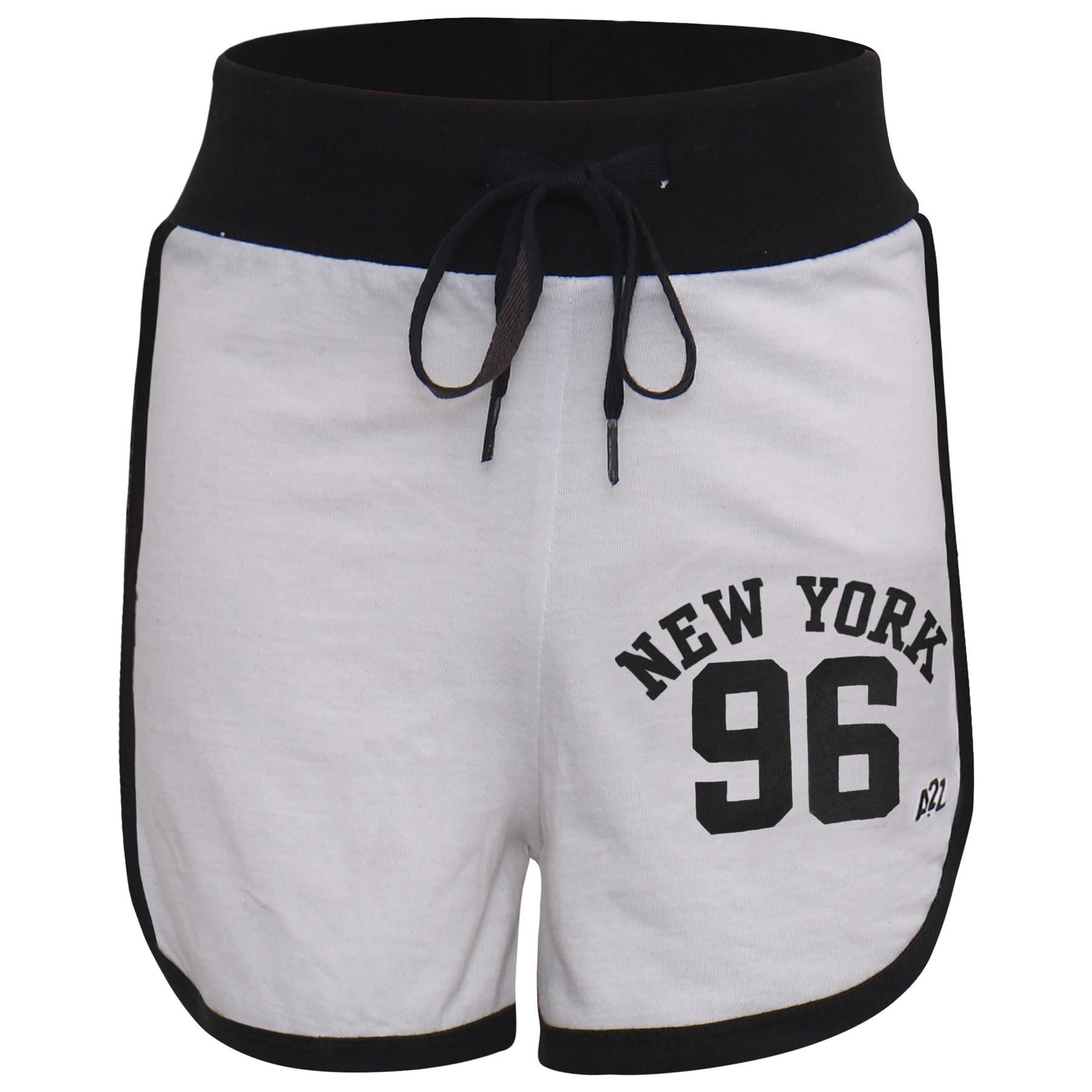 Girls New York 96 Print Summer Shorts Set