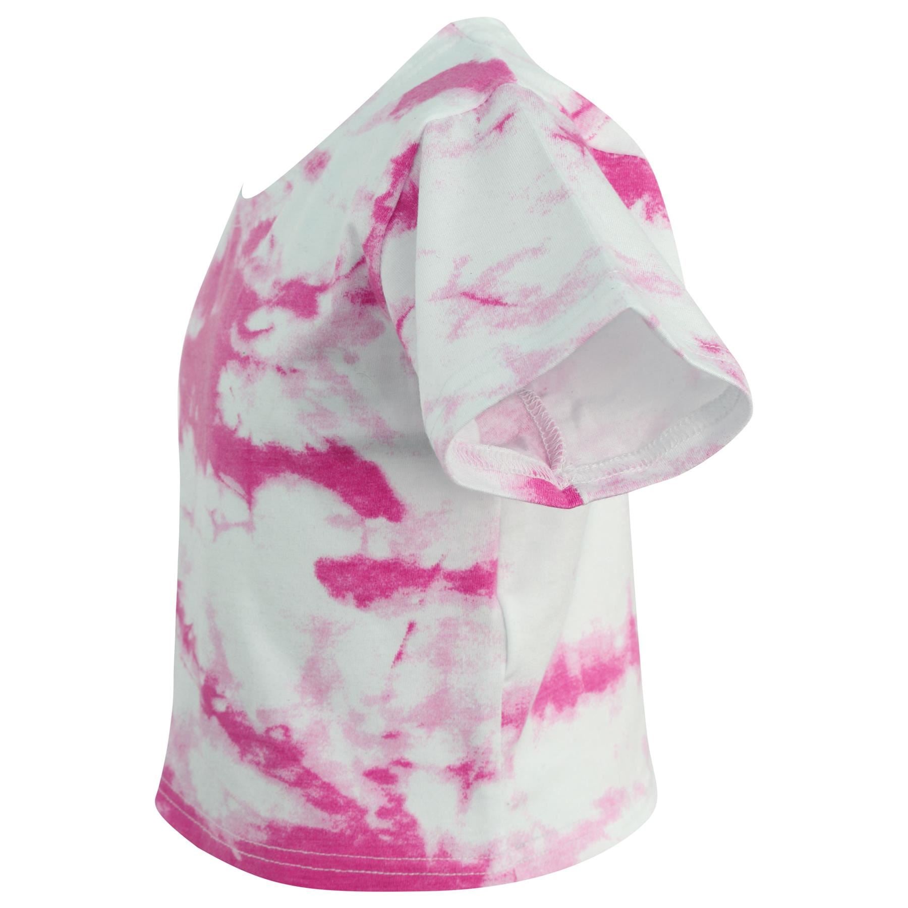 Kids Girls Tie Dye Print Crop & Skirt Set