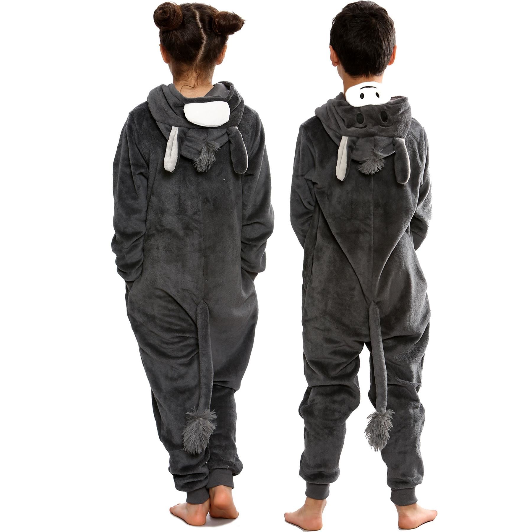 Kids Fleece A2Z Onesie One Piece Jumpsuit Donkey Pyjamas World Book Day Costume - Kids Clothing Store