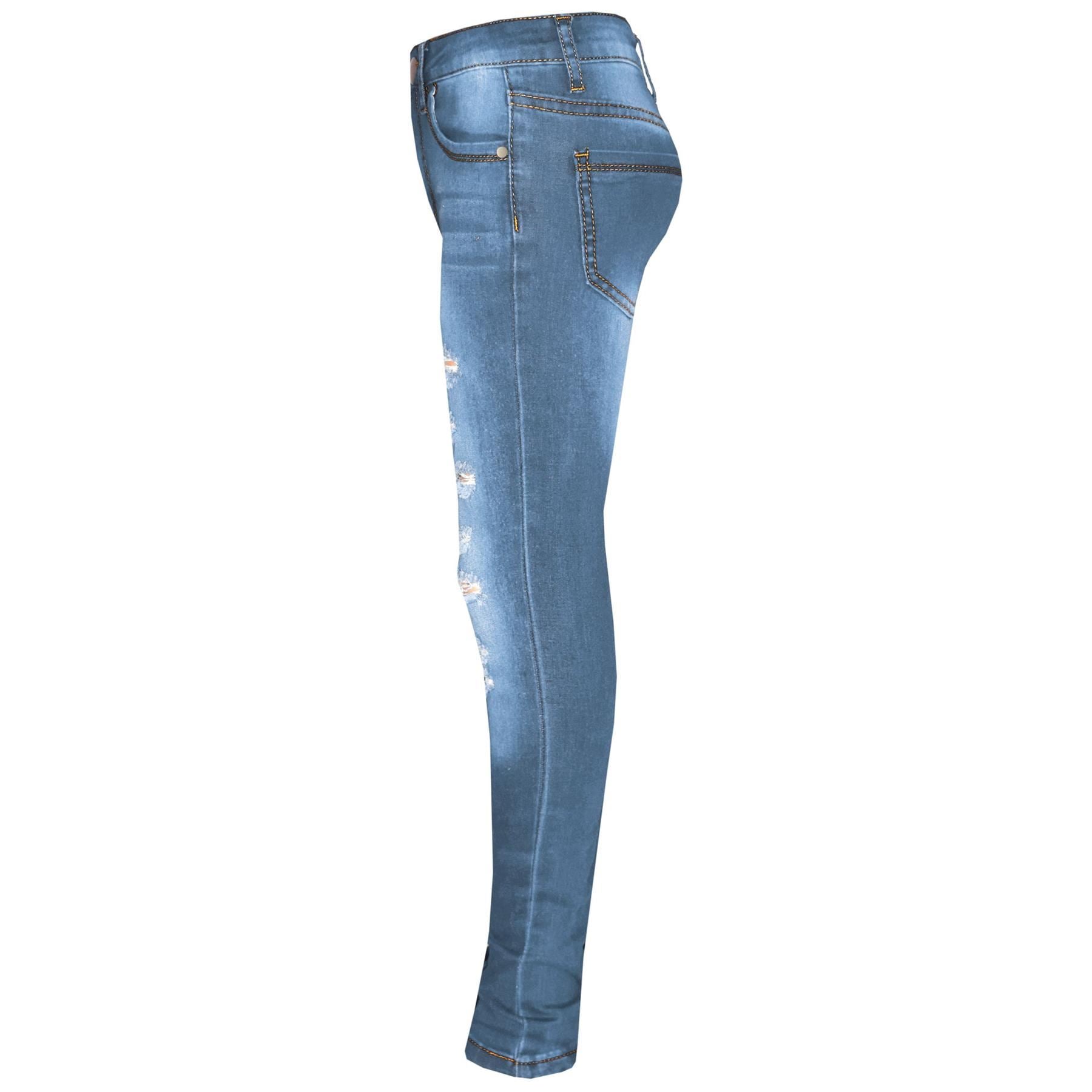 A2Z 4 Kids Jeans Lightweight Denim Ripped Skinny Stretch Comfort Jeans Pants