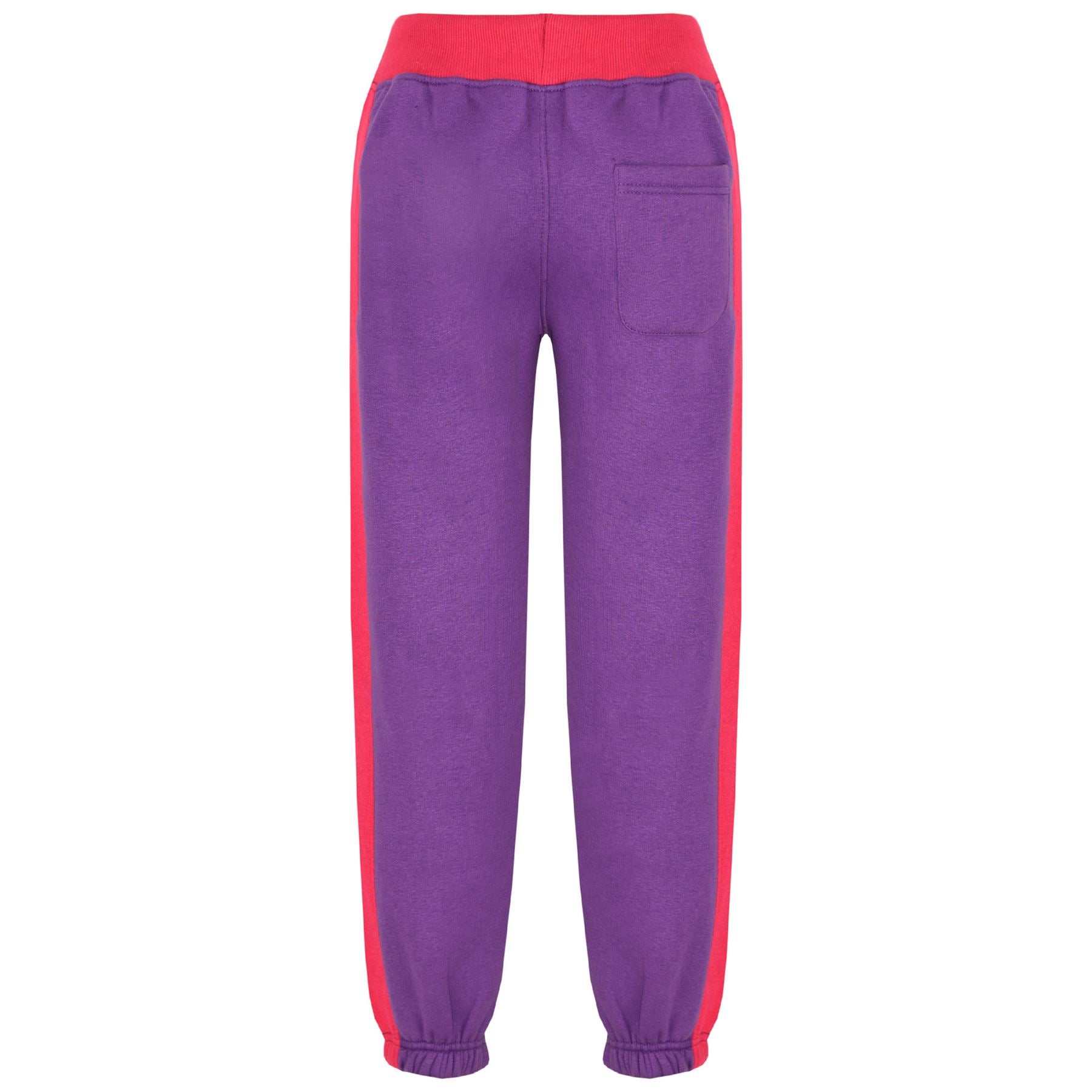 Girls #SELFIE Sequin Embroidered Purple & Pink Tracksuit