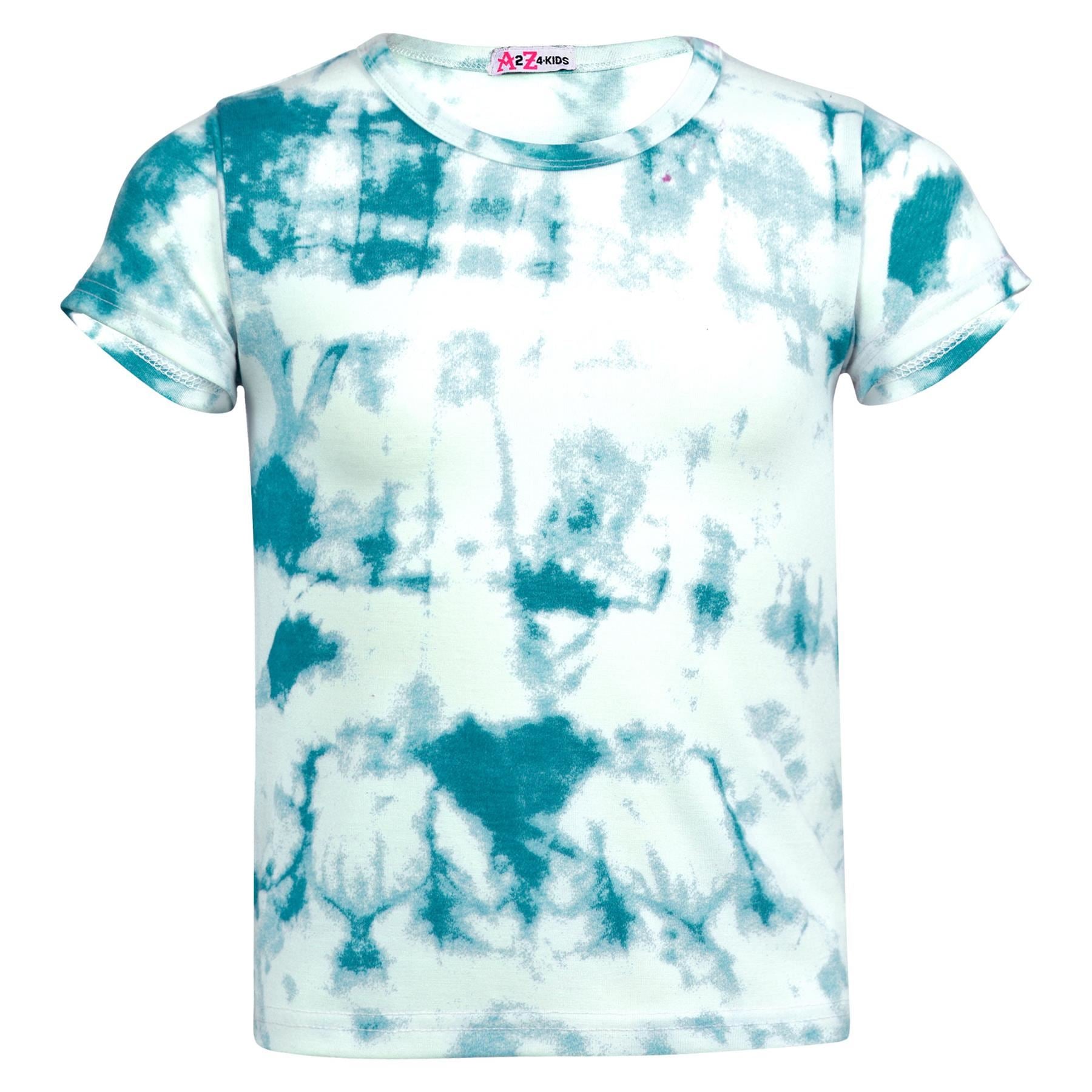 Girls Tie Dye Print T Shirts