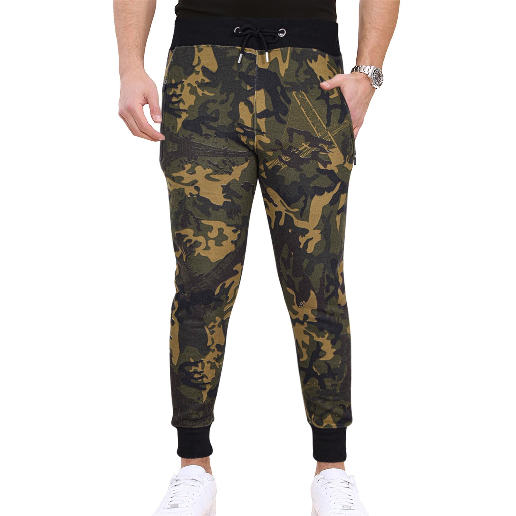 Mens Fleece Jogging Bottoms Joggers Exercise Trousers