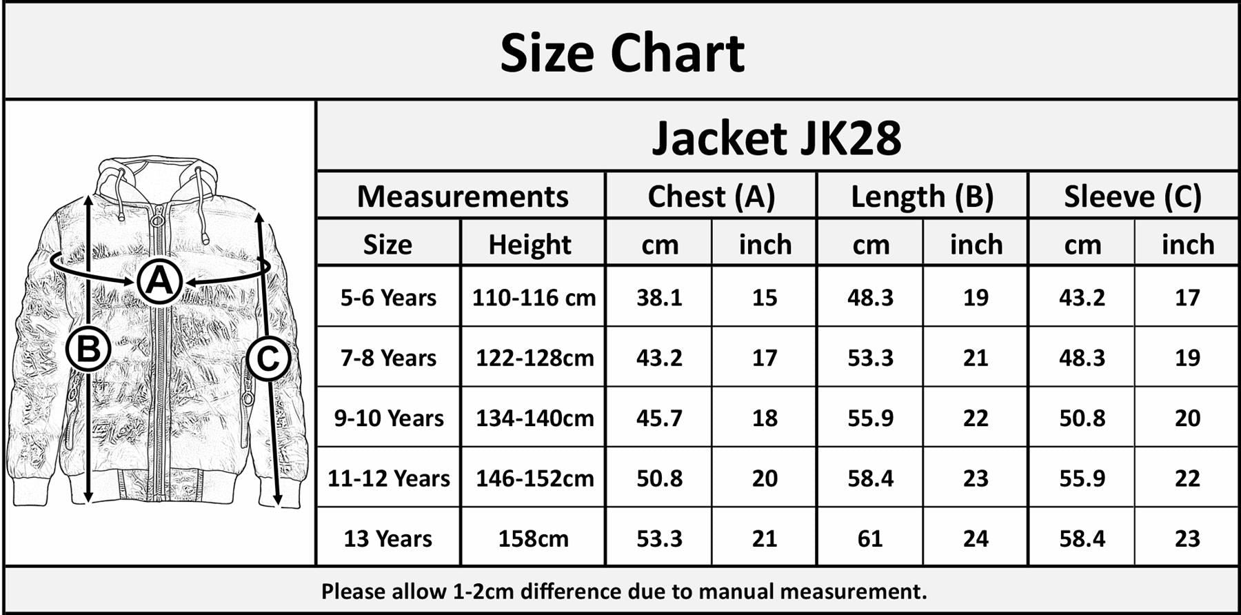 Kids Girls Boys Fashion Shiny Padded Jacket Metallic Wet - Kids Clothing Store