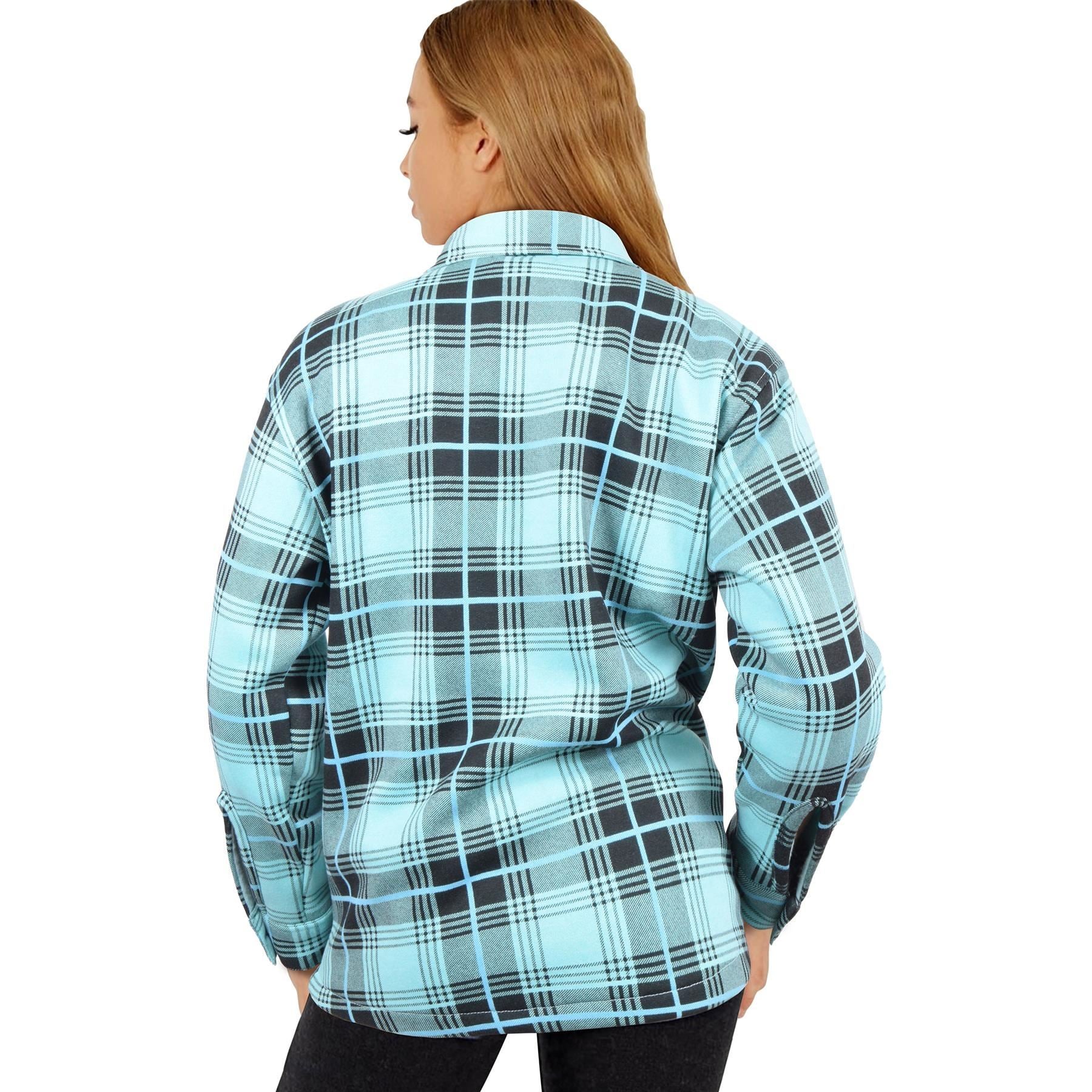 Ladies Shacket Checked Print Baby Pink Oversize Coat