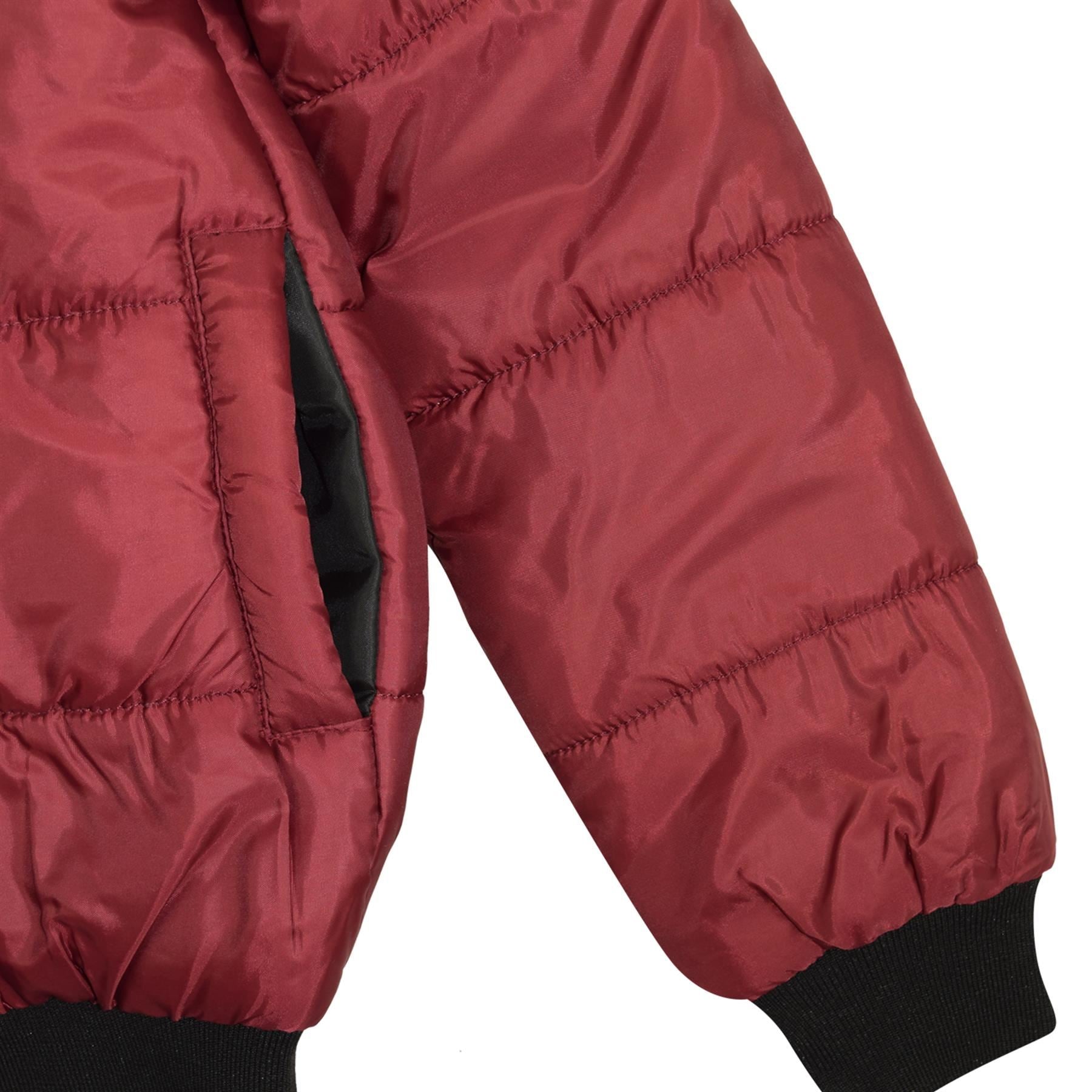 Kids Bomber Wine Jacket For Girls Boys Lightweight Puffer Coat