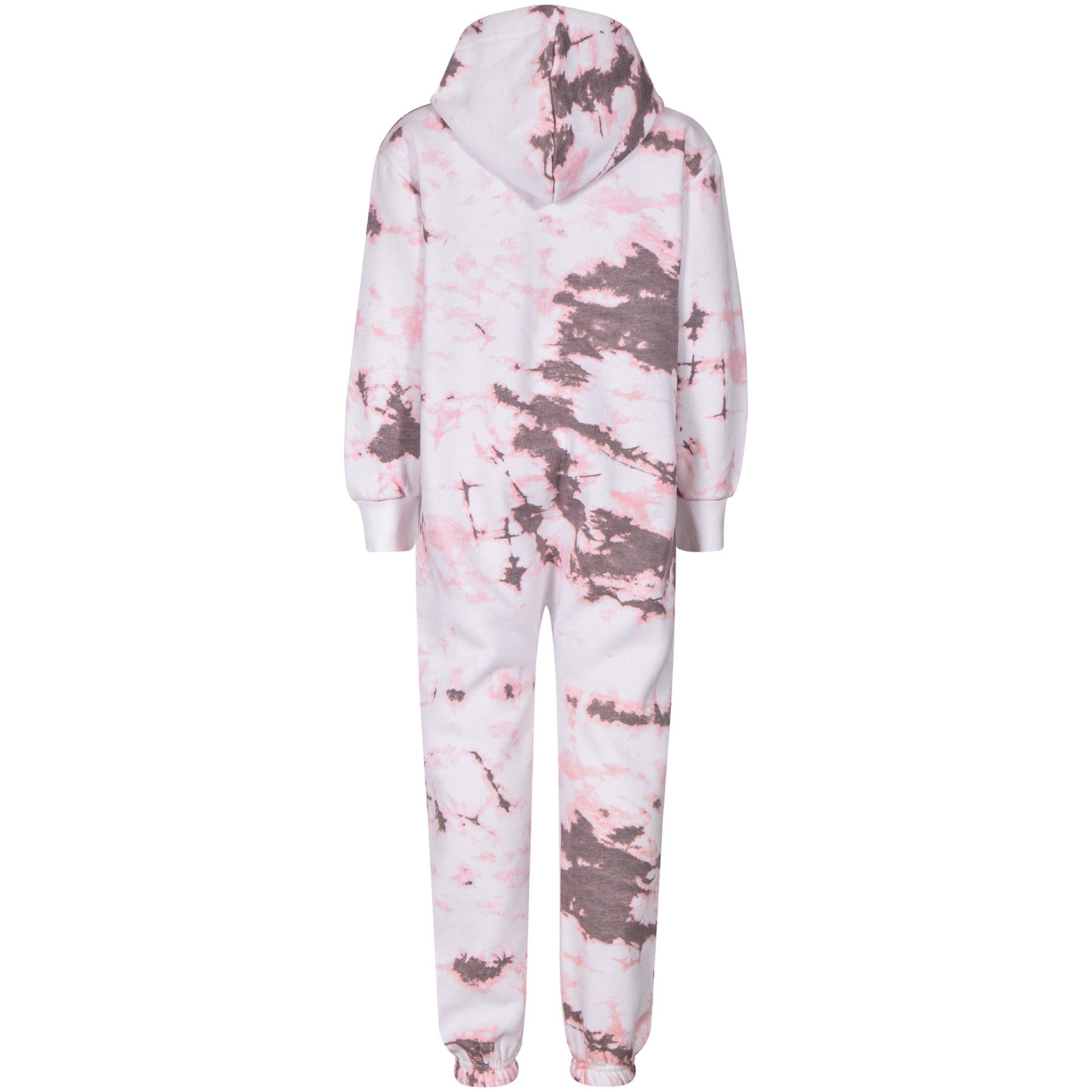 Kids Girls Soft Fleece Stone Tie Dye Printed Onesie