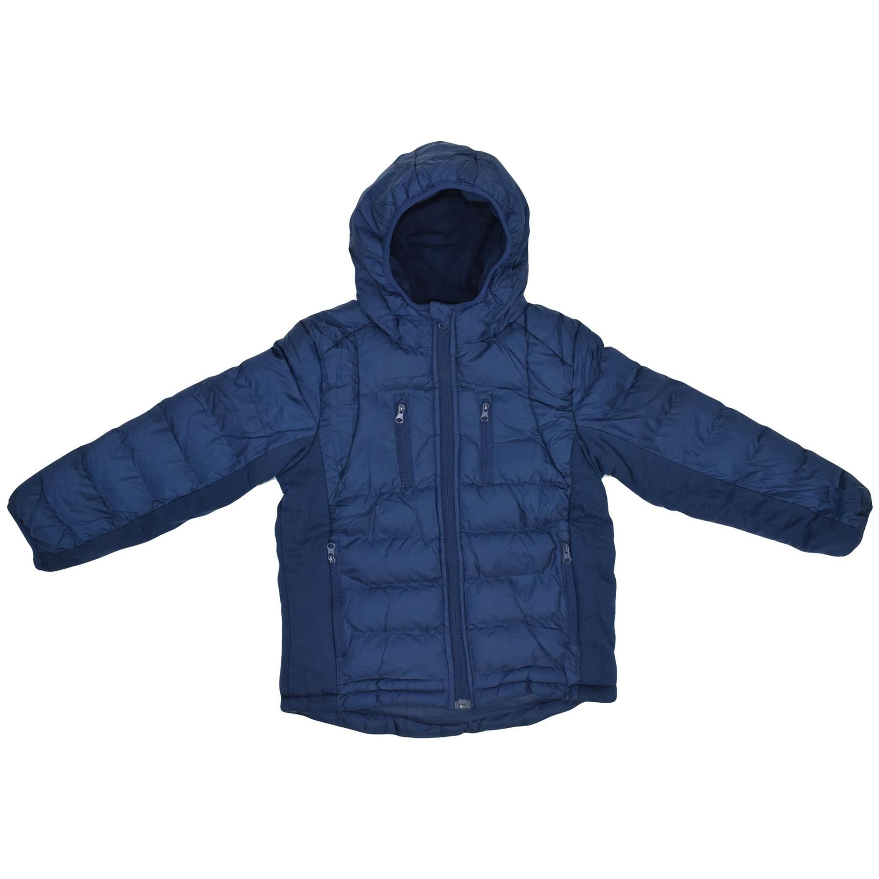 Kids Boys Fashion Padded Casual School Navy Jacket - Kids Clothing Store