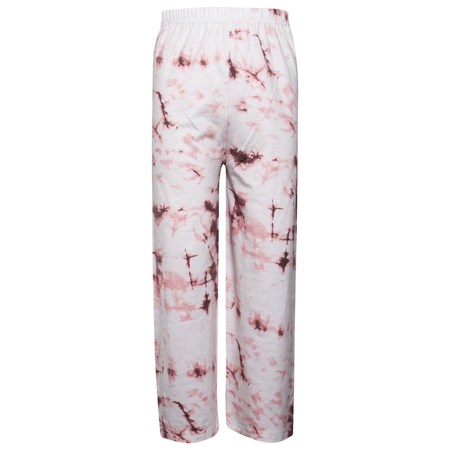 Girls Tie Dye Rust Print Palazzo Trouser