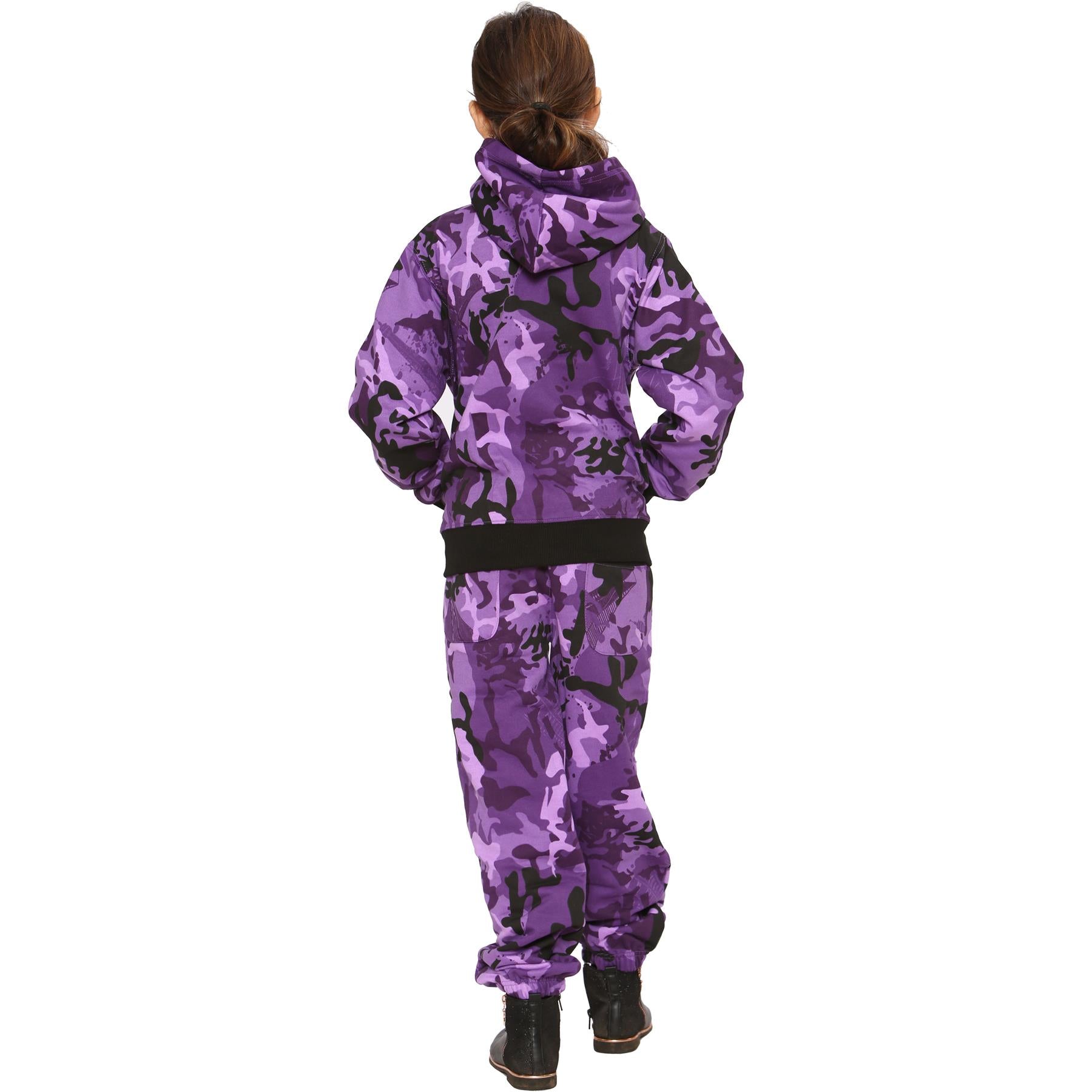 Kids Boys Girls Jogging Suit Designer's Camouflage Tracksuit