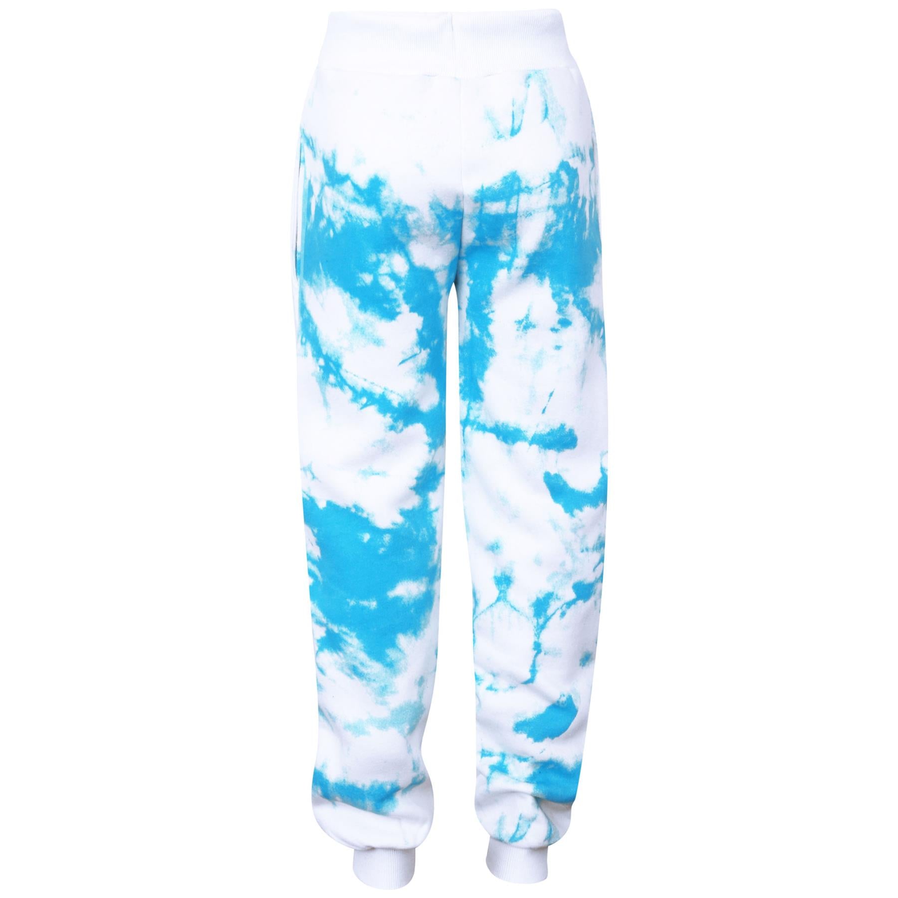 A2Z 4 Kids Girls Tracksuit Tie Dye Sassy Hooded Crop Top Jogging Suit