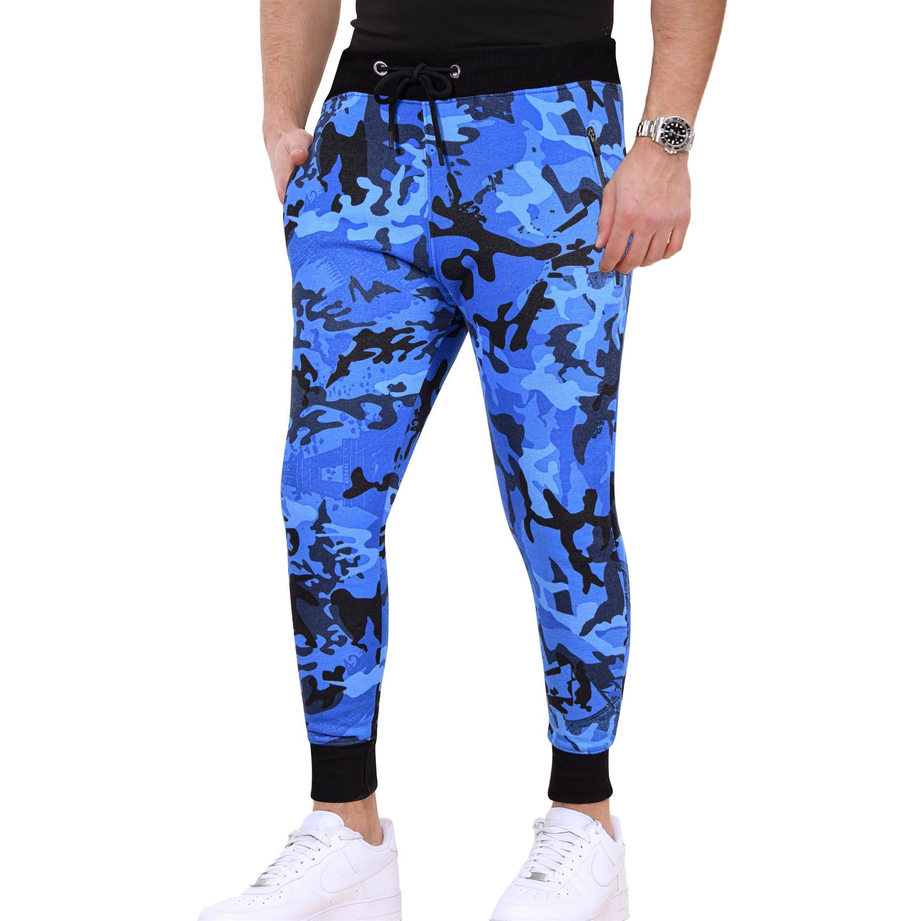 Mens Fleece Jogging Bottoms Joggers Exercise Trousers