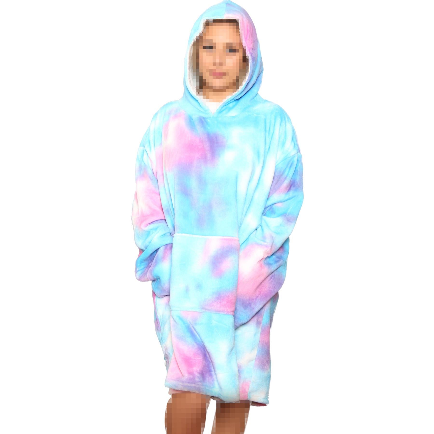 Unisex Mens Ladies Oversized Printed Snuggle Hoodie World Book Day Blanket