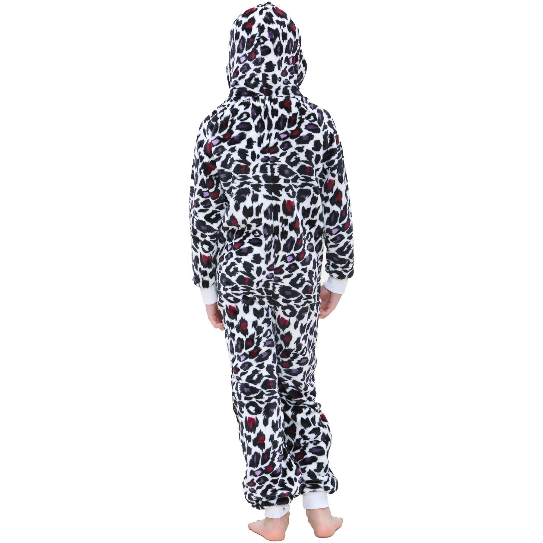 Kids Girls Leopard Print World Book Day Onesie