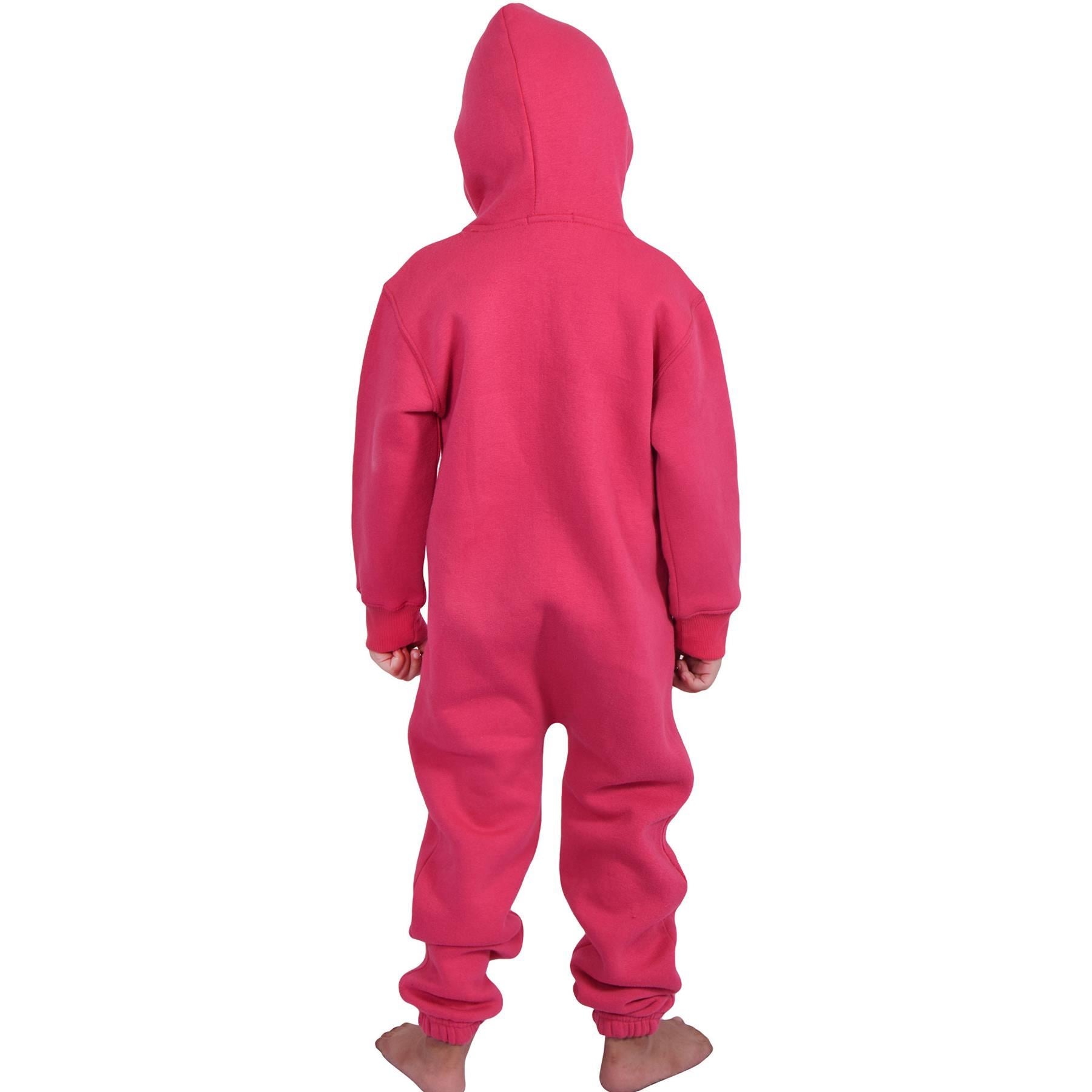 Girls Boys Fleece Pyjamas Sleepsuit Onesie - Kids Clothing Store