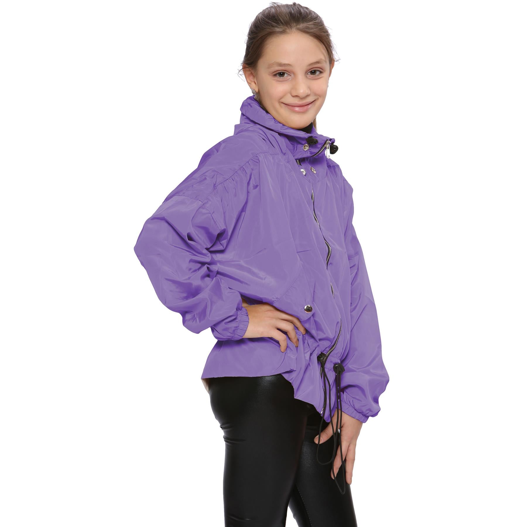 Girls Windbreaker Lightweight Cagoule Rain Mac Raincoats New Age 7-13 Years