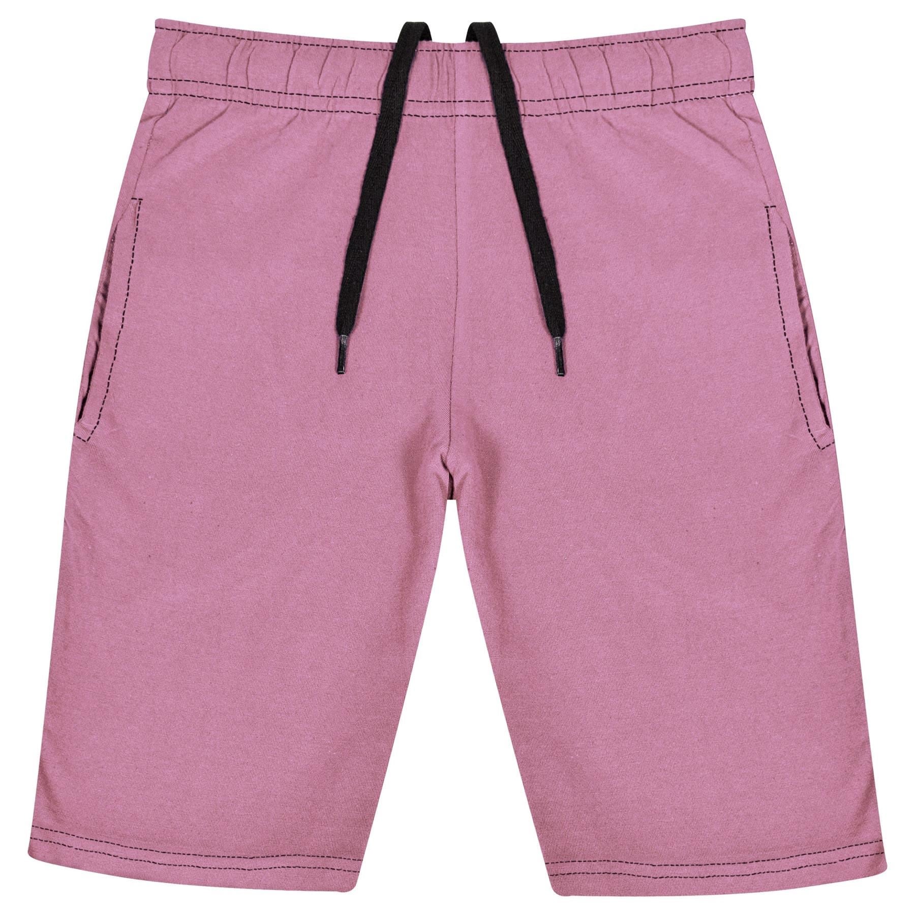 Kids Girls 100% Cotton Baby Pink Summer Shorts