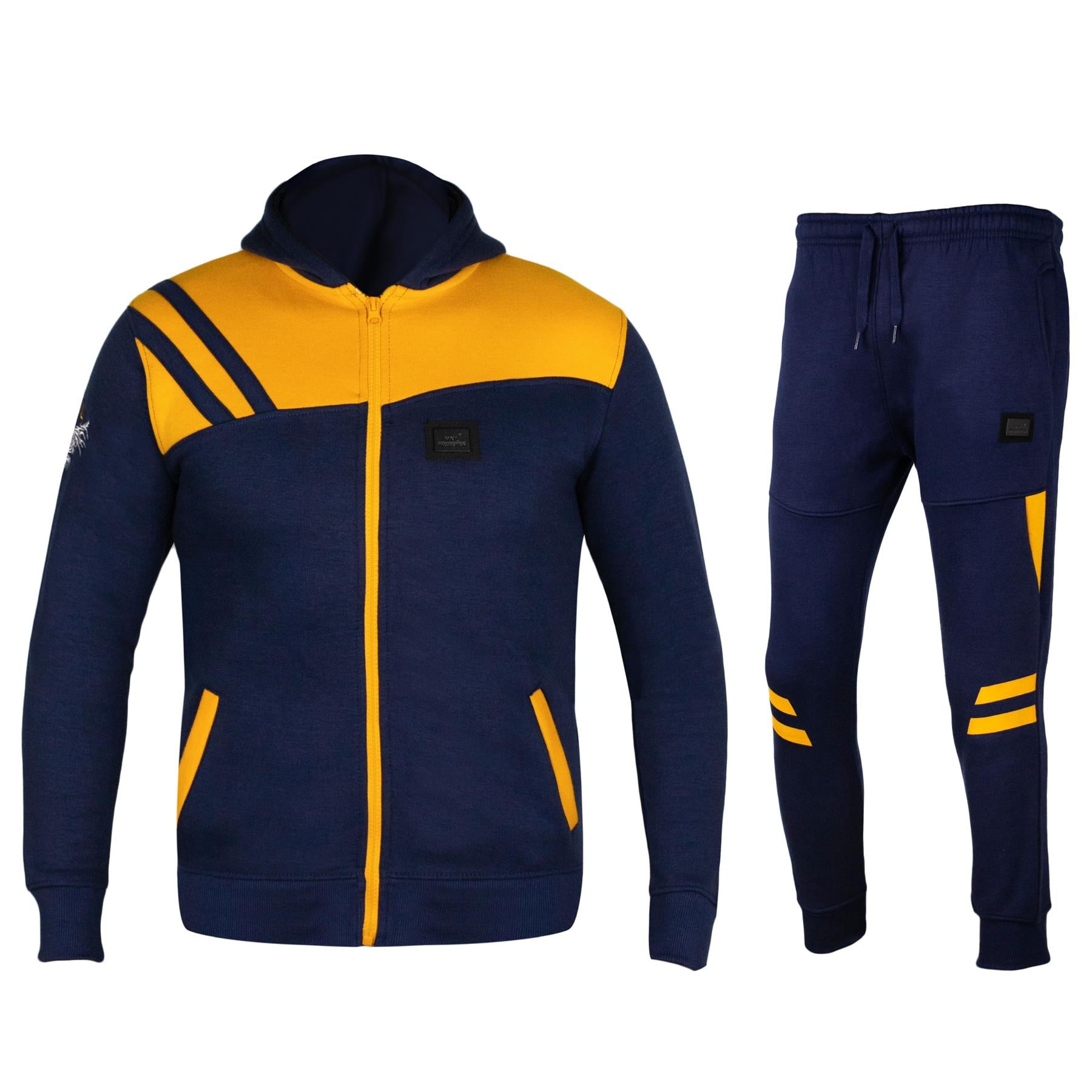 Boys Kids Fashion Full Tracksuit HNL Zipped Fleece Hooded Top Jogging Bottoms