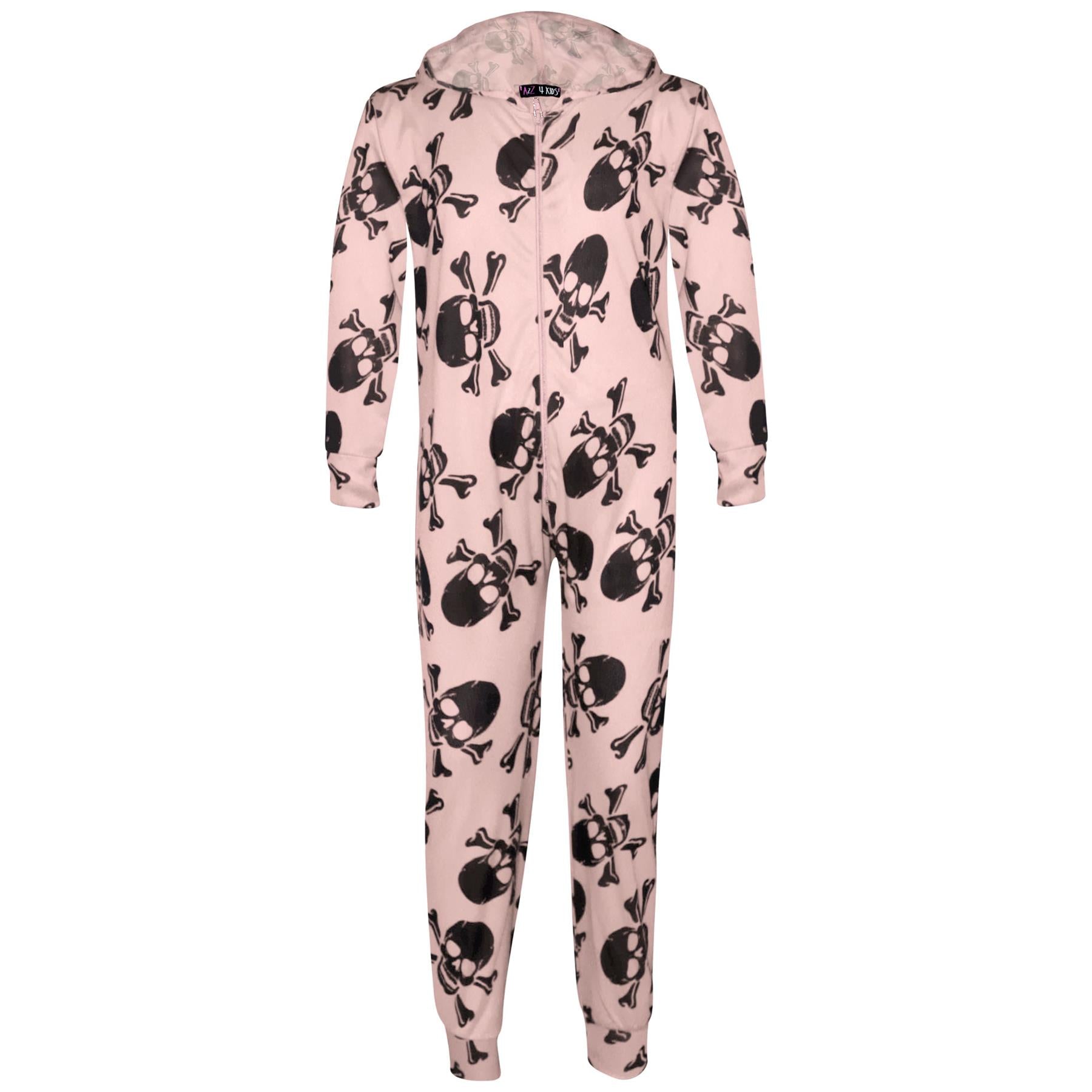 Kids Girls Boys One Piece Halloween Print Onesie