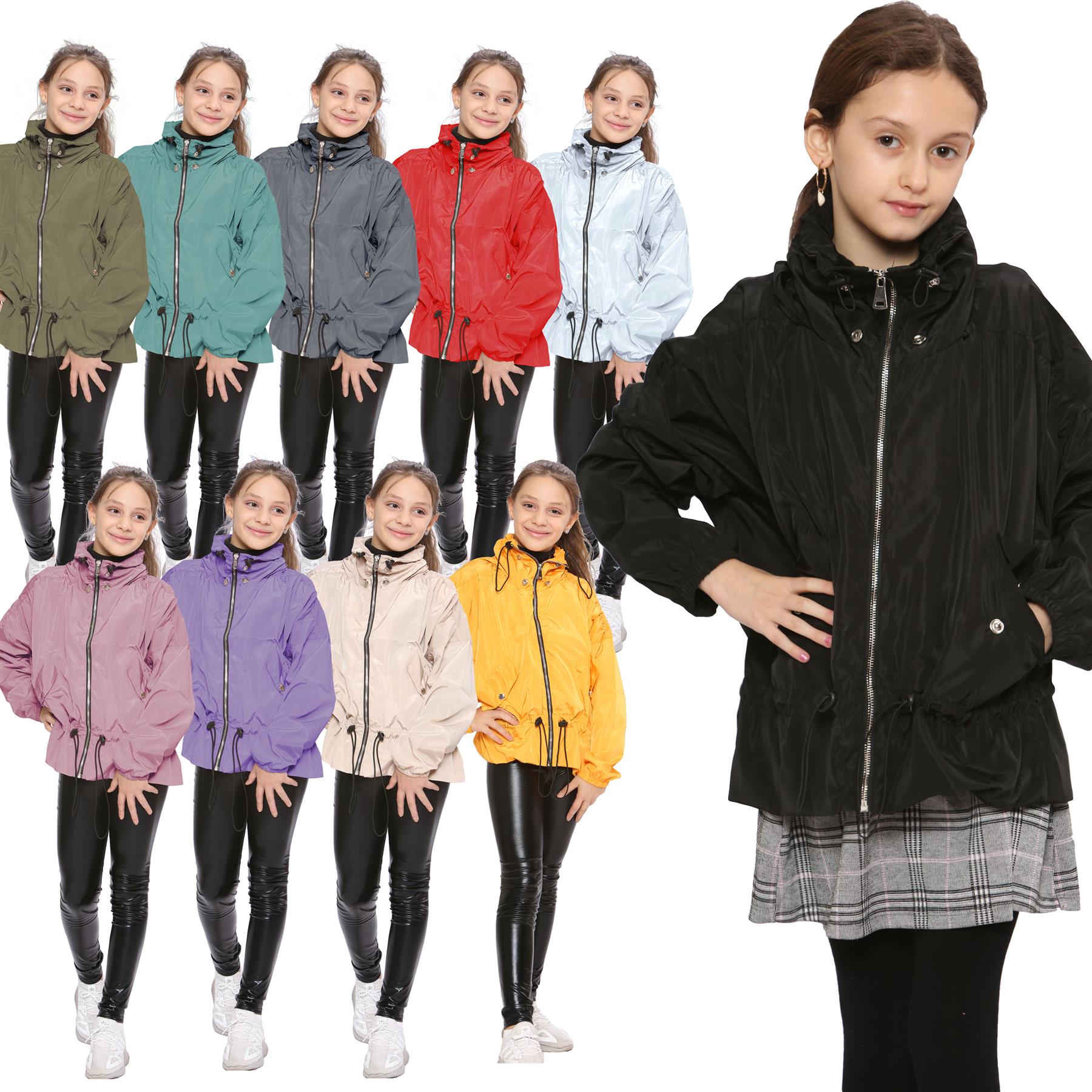 Girls Windbreaker Shower Proof Jacket