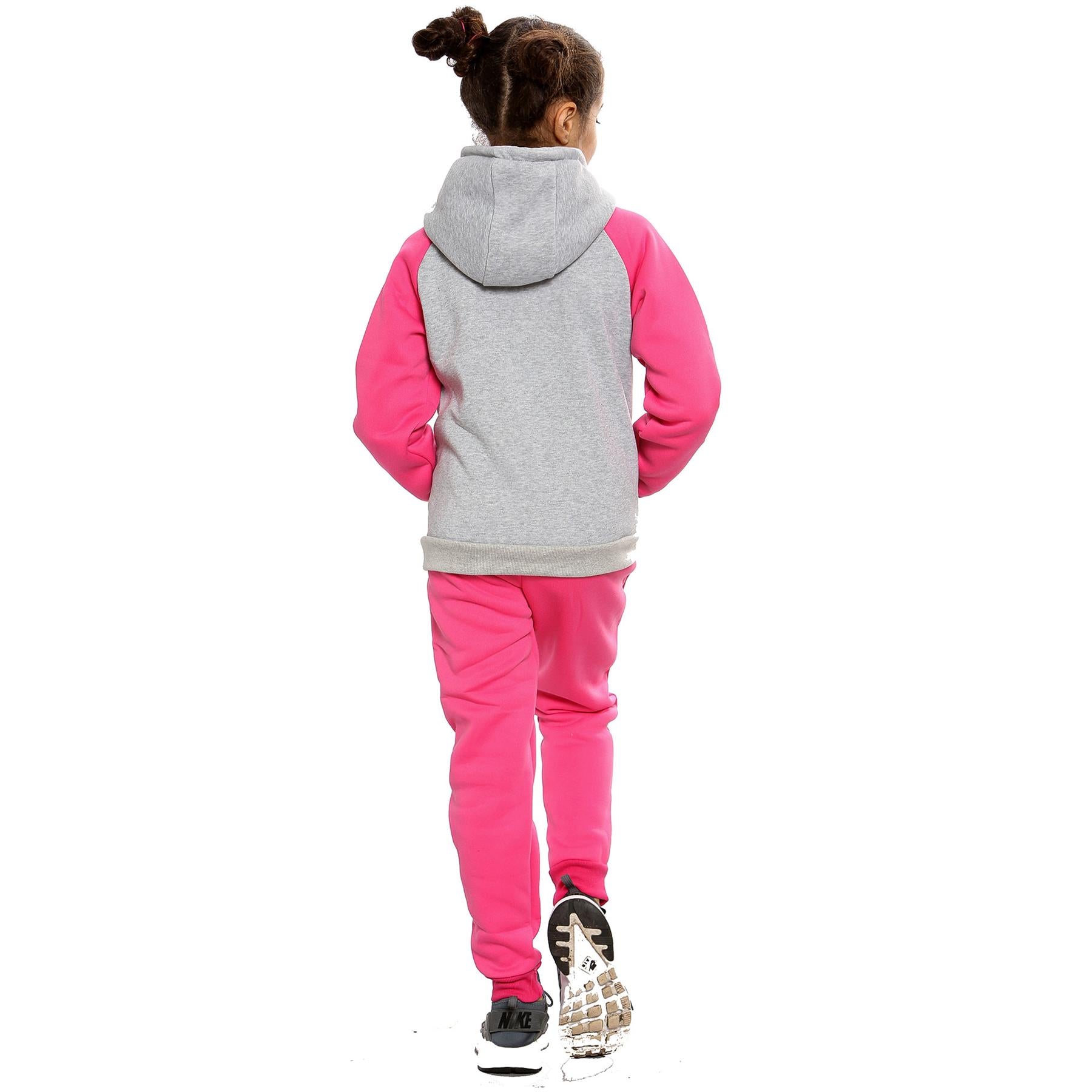 Kids Girls Awesome Cute Silly BFF LOL Grey Tracksuit