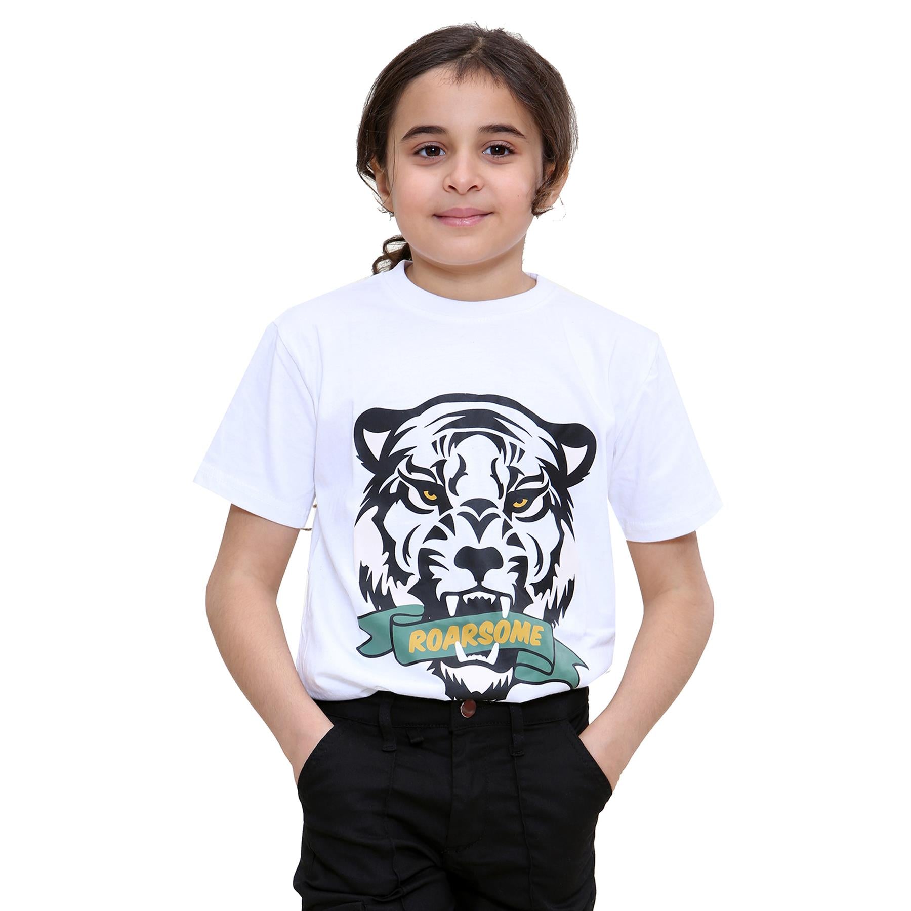 Kids Boys T Shirts Roarsome Printed Summer Tank Top & Tees