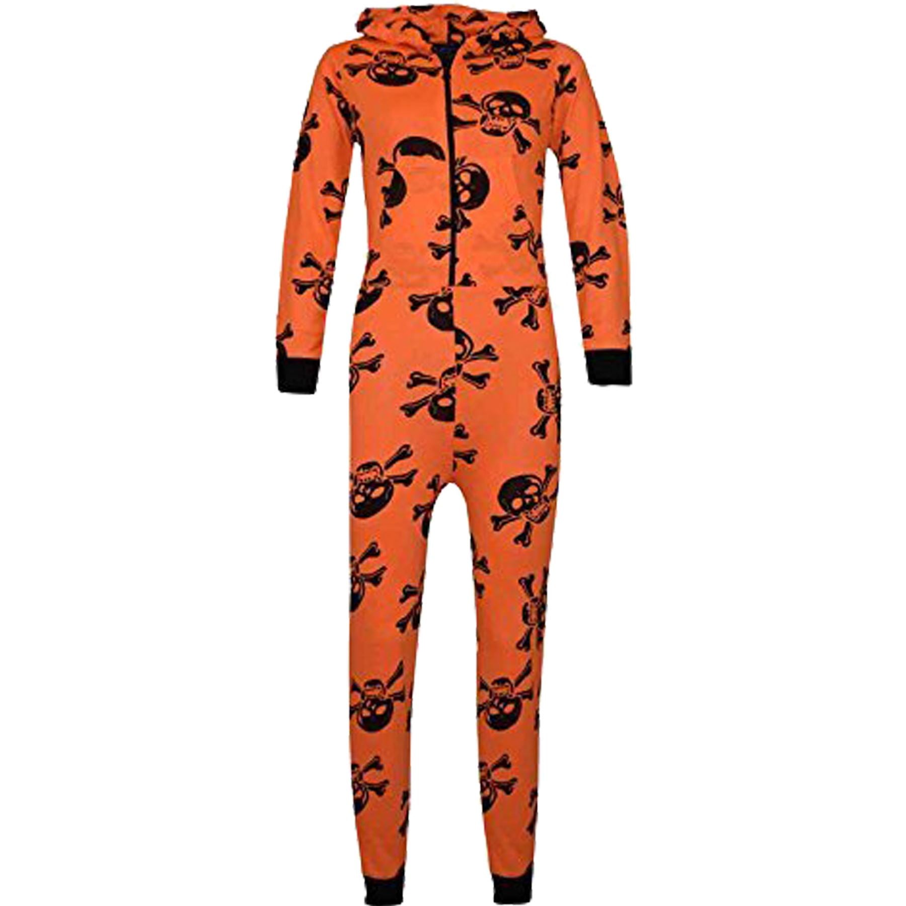 Kids Girls Boys One Piece Halloween Print Onesie