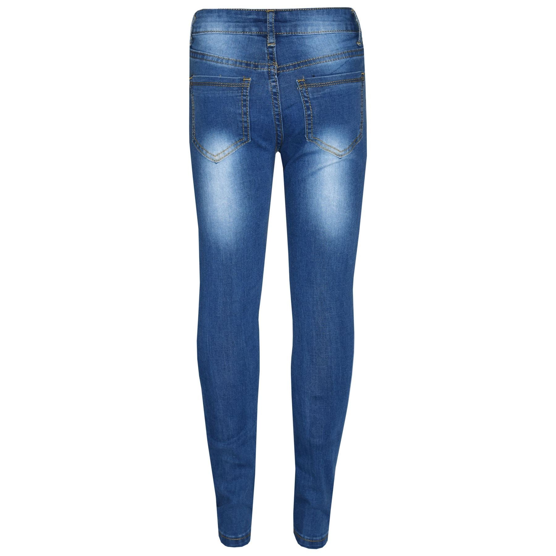 Lightweight Denim Ripped Skinny Stretch Comfort Jeans Pants